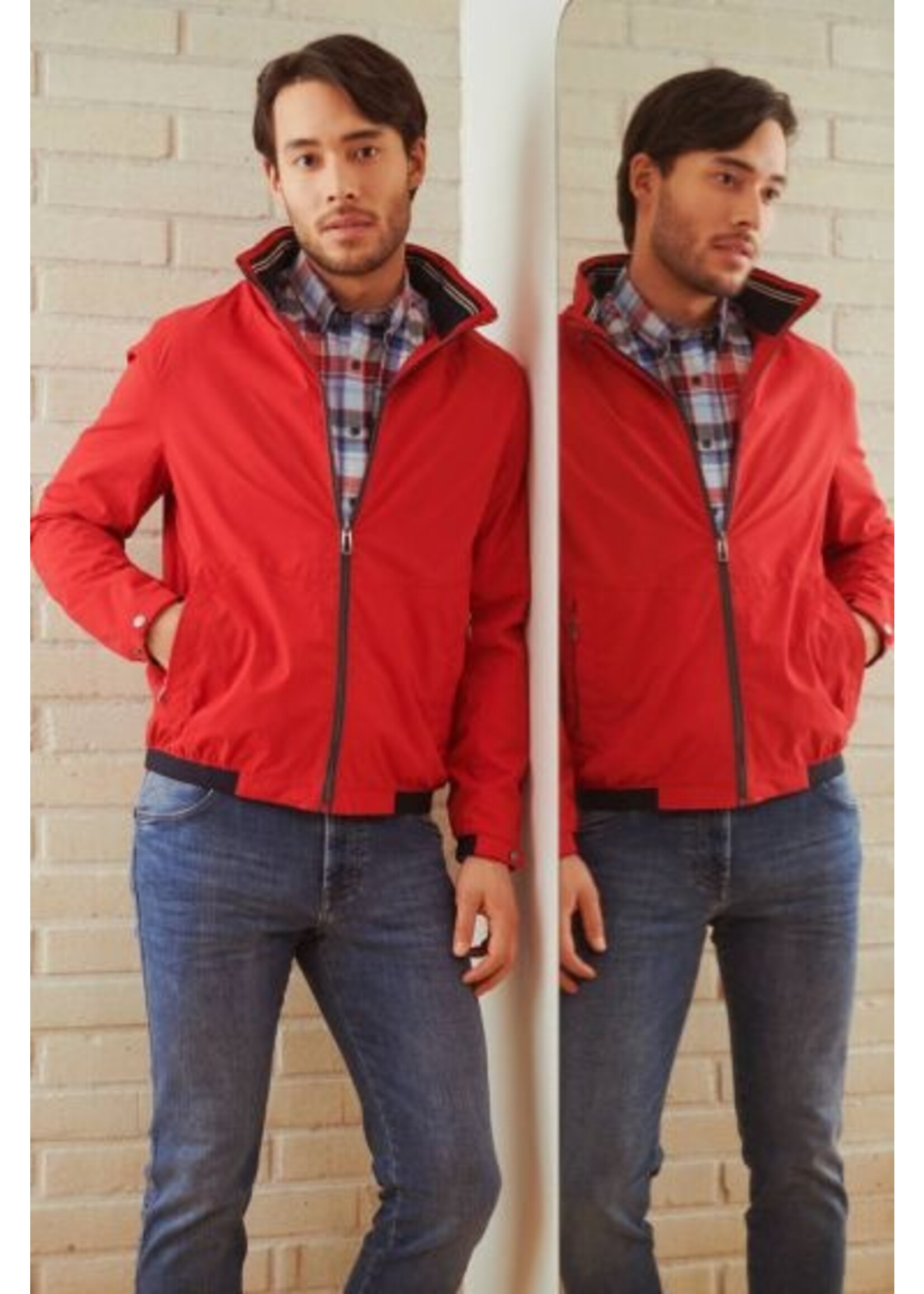 BUGATTI Men's waterproof full zip jacket - 2 colors available