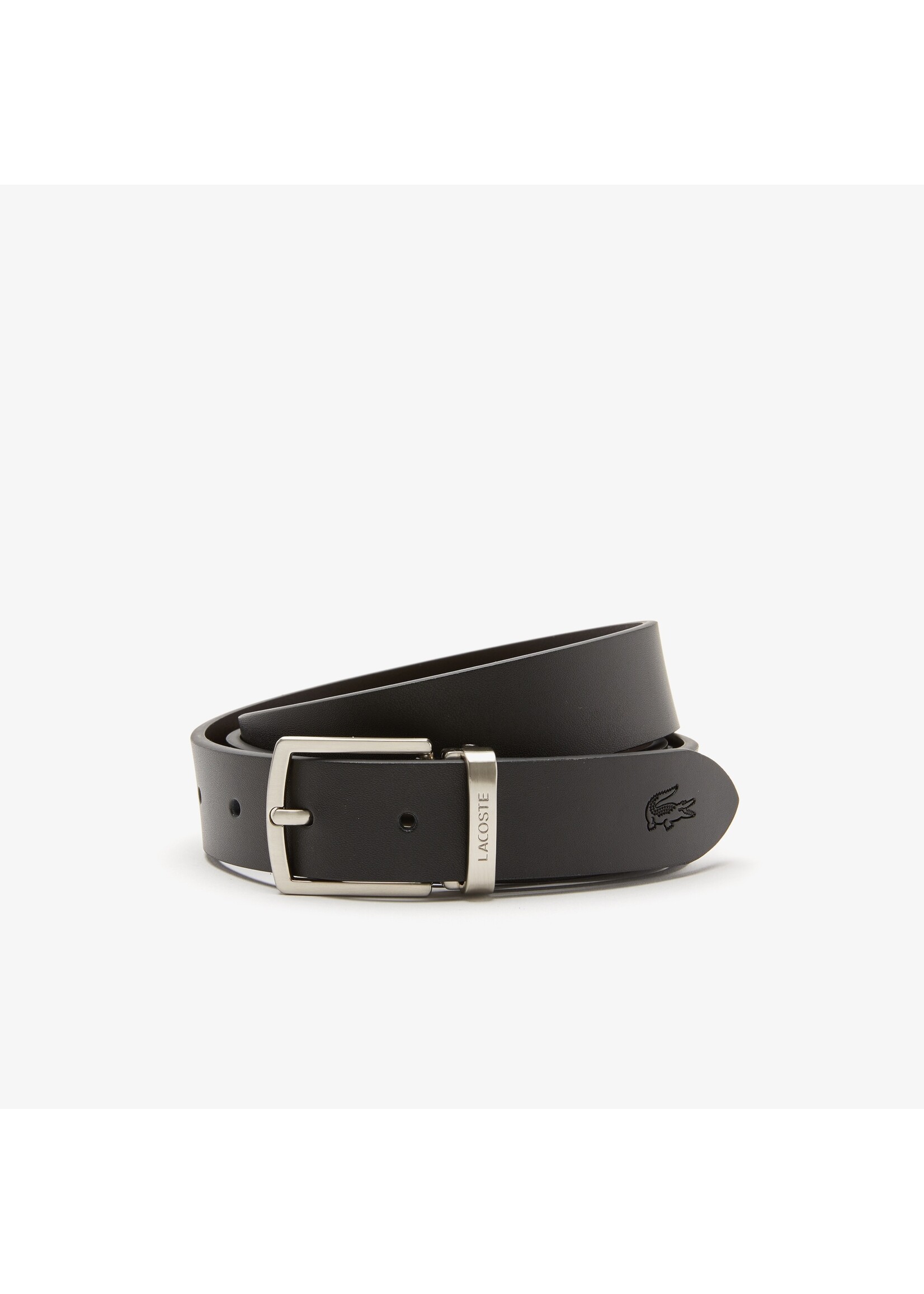 LACOSTE Coffret ceinture réversible avec boucle plate et boucle ardillon pour homme