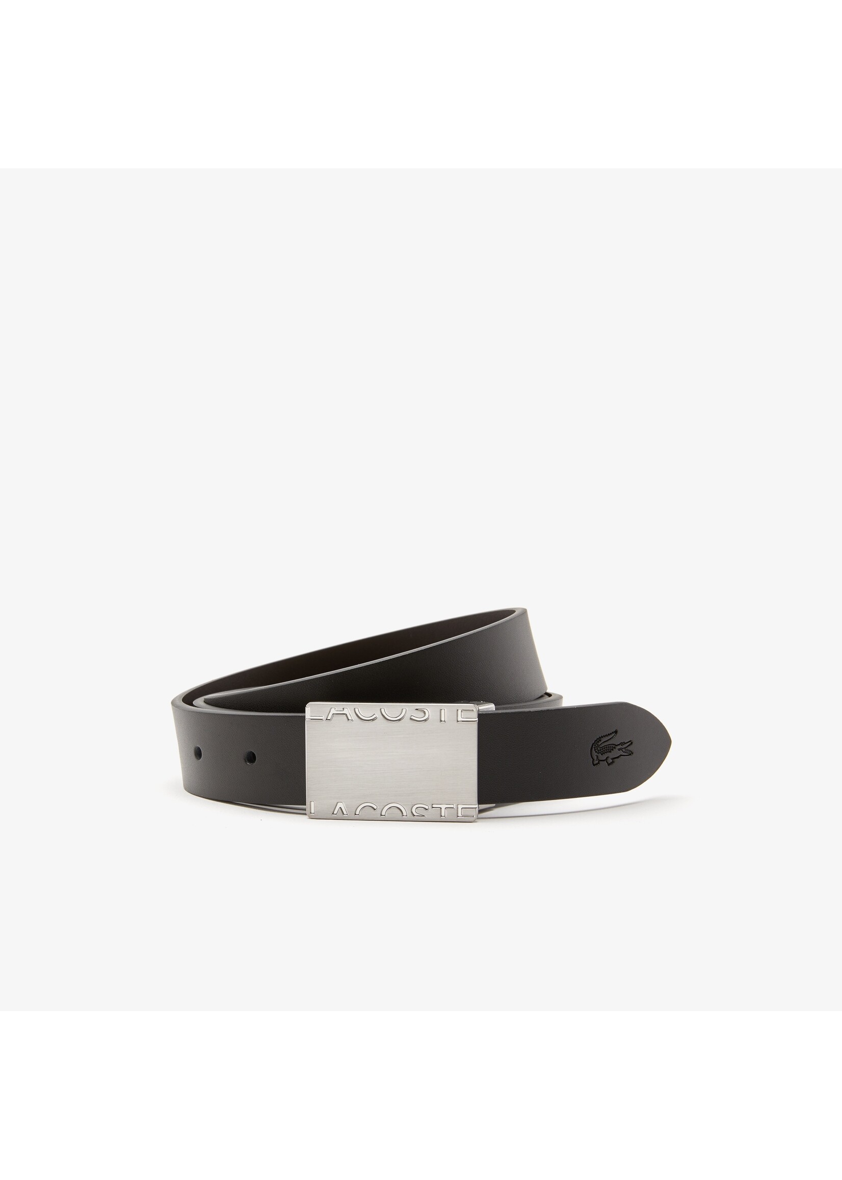 LACOSTE Coffret ceinture réversible avec boucle plate et boucle ardillon pour homme