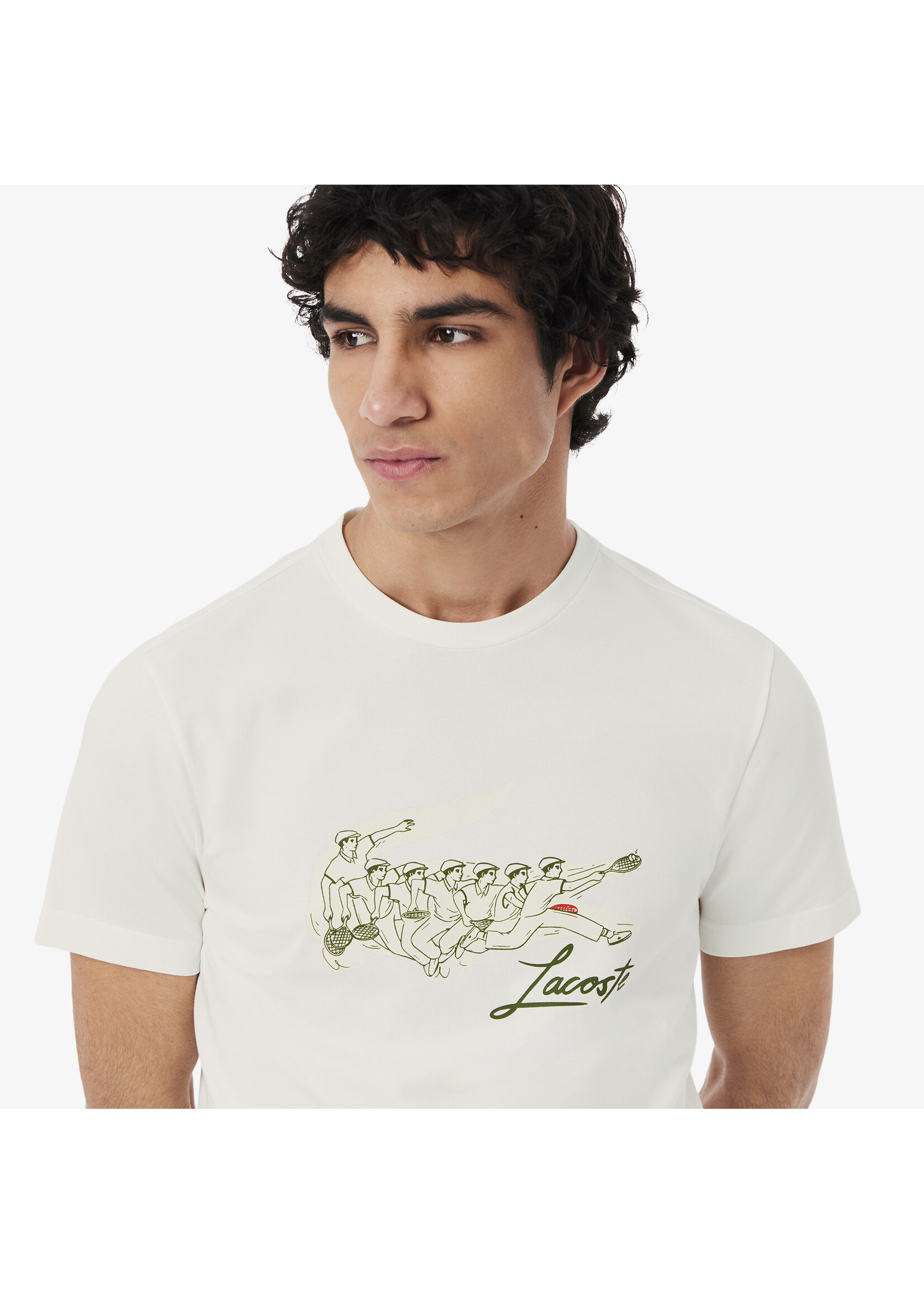 LACOSTE T-shirt hommage à René Lacoste collection Heritage