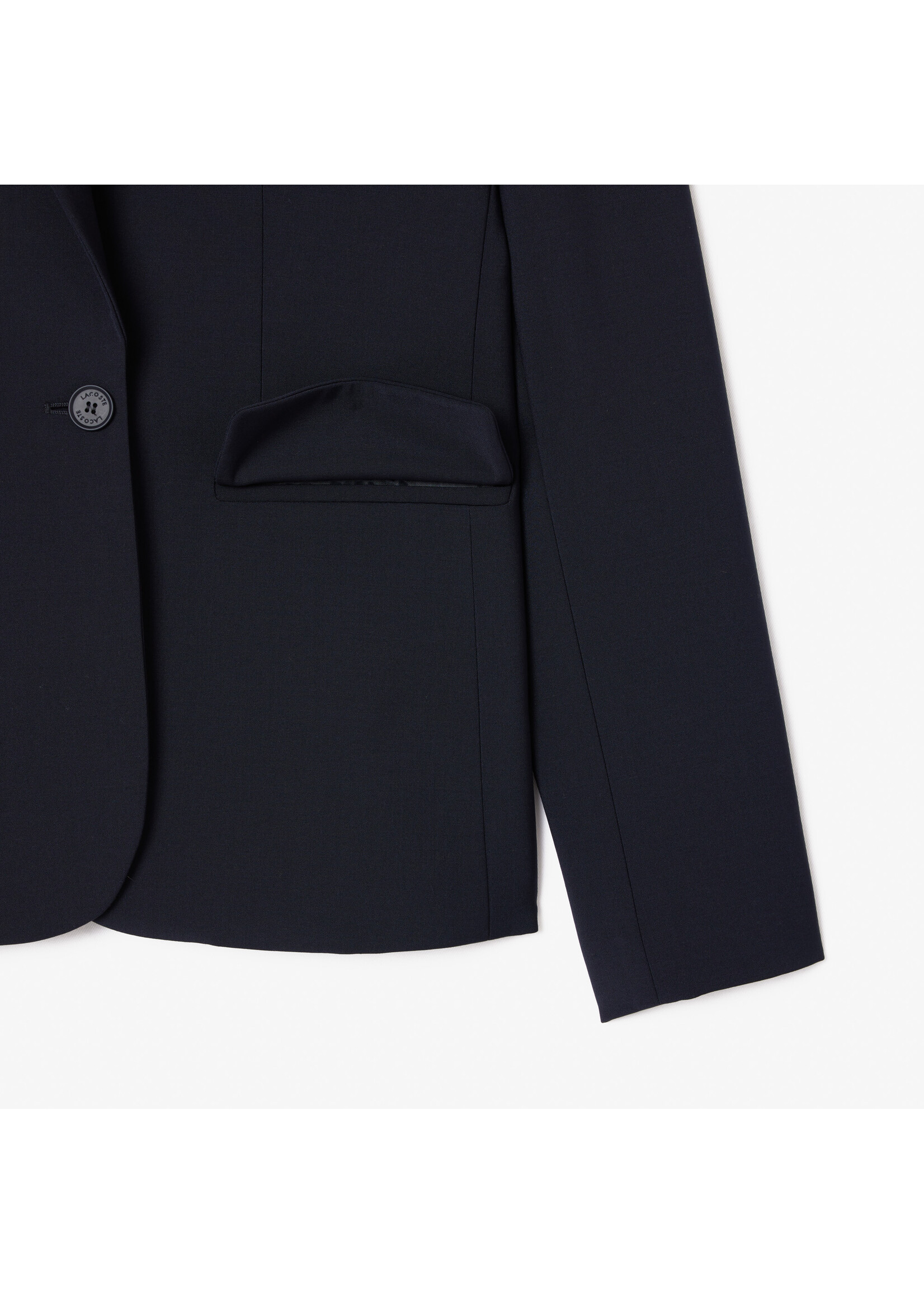 LACOSTE Veston en laine coupe ajustée pour femme-Marine