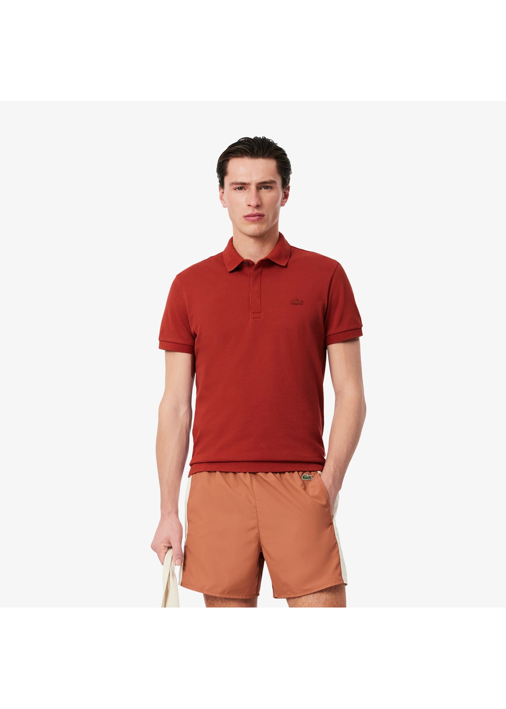 LACOSTE Polo Smart Paris en piqué de coton stretch pour homme-IBERIS