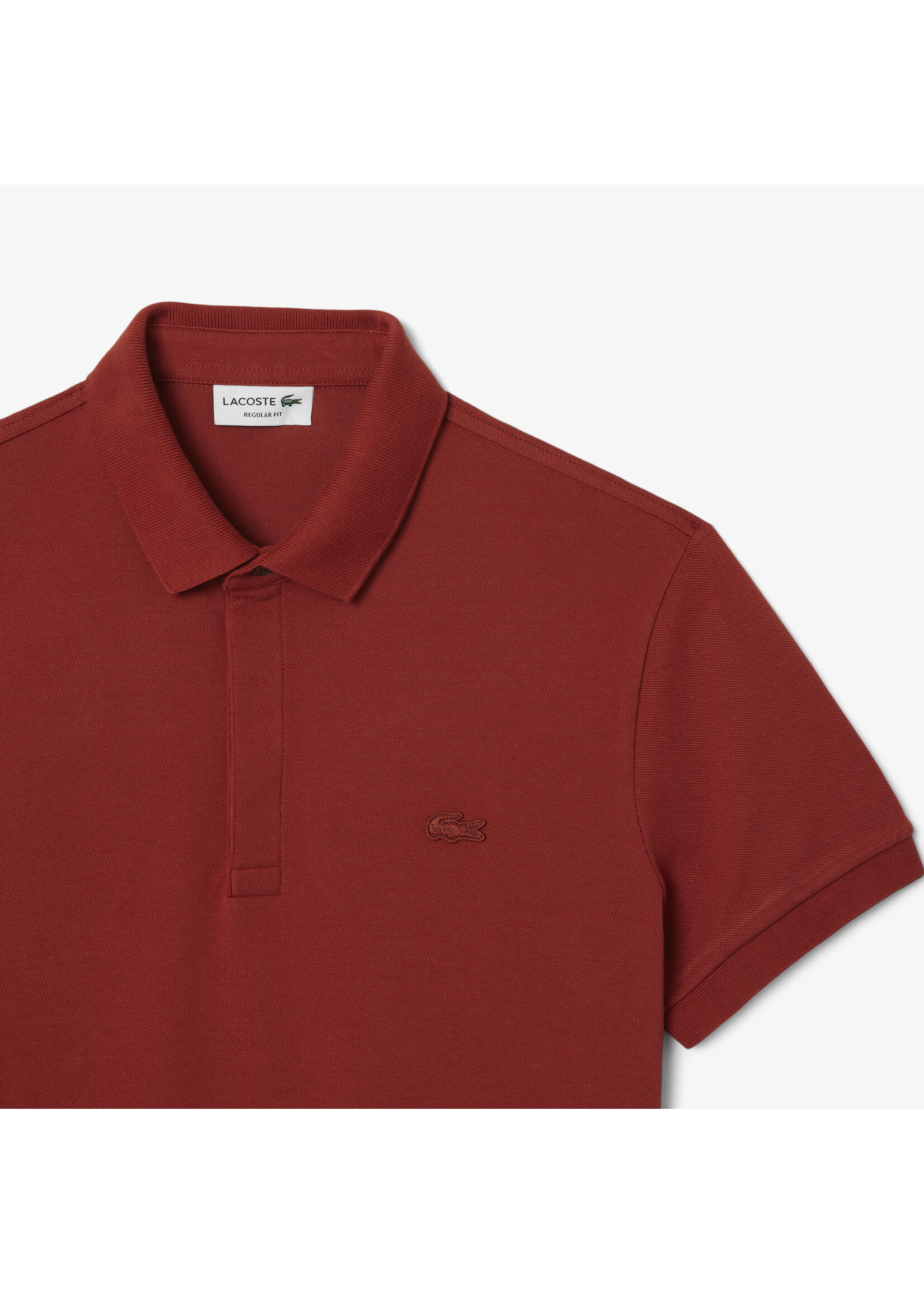 LACOSTE Men's Regular Fit Paris Stretch Piqué Polo
