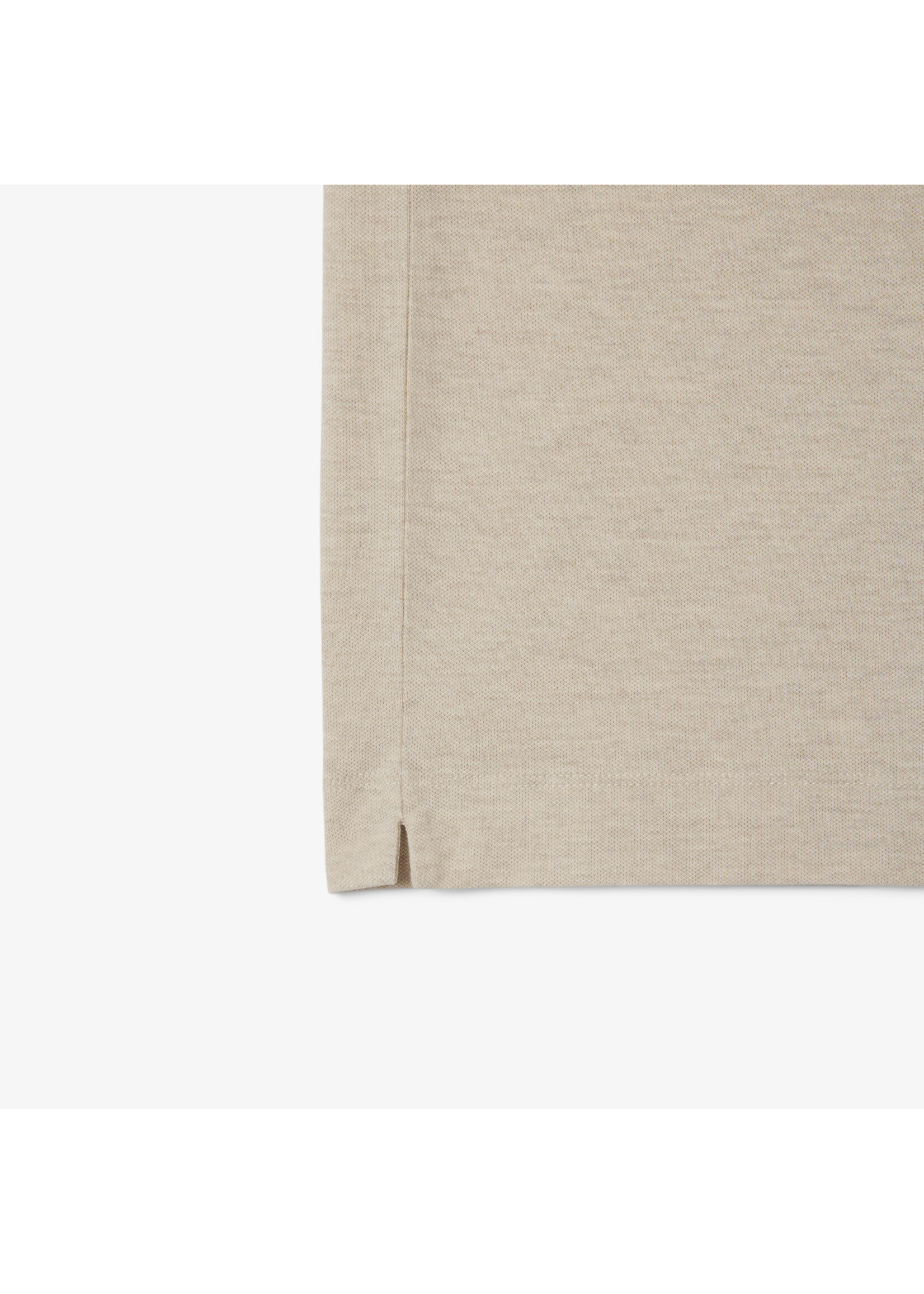 LACOSTE Polo Smart Paris en piqué de coton stretch pour homme-Beige Clair Chiné