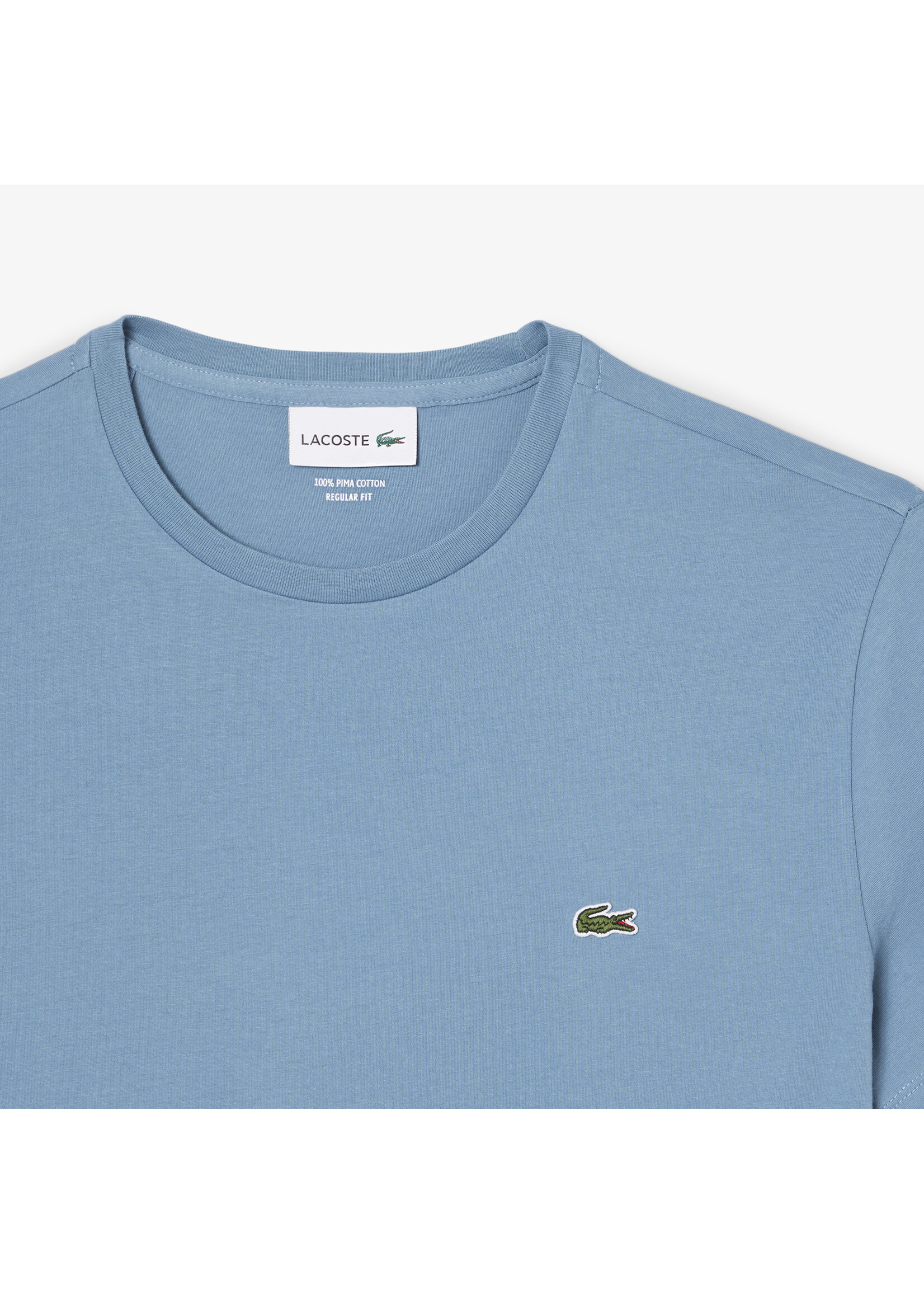 LACOSTE T-shirt coton Pima léger pour homme-CALCAIRE
