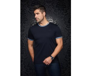T-shirt Homme Jameson Carter – Noir, Coton, Taille S, Col Rond (Très Bon état)