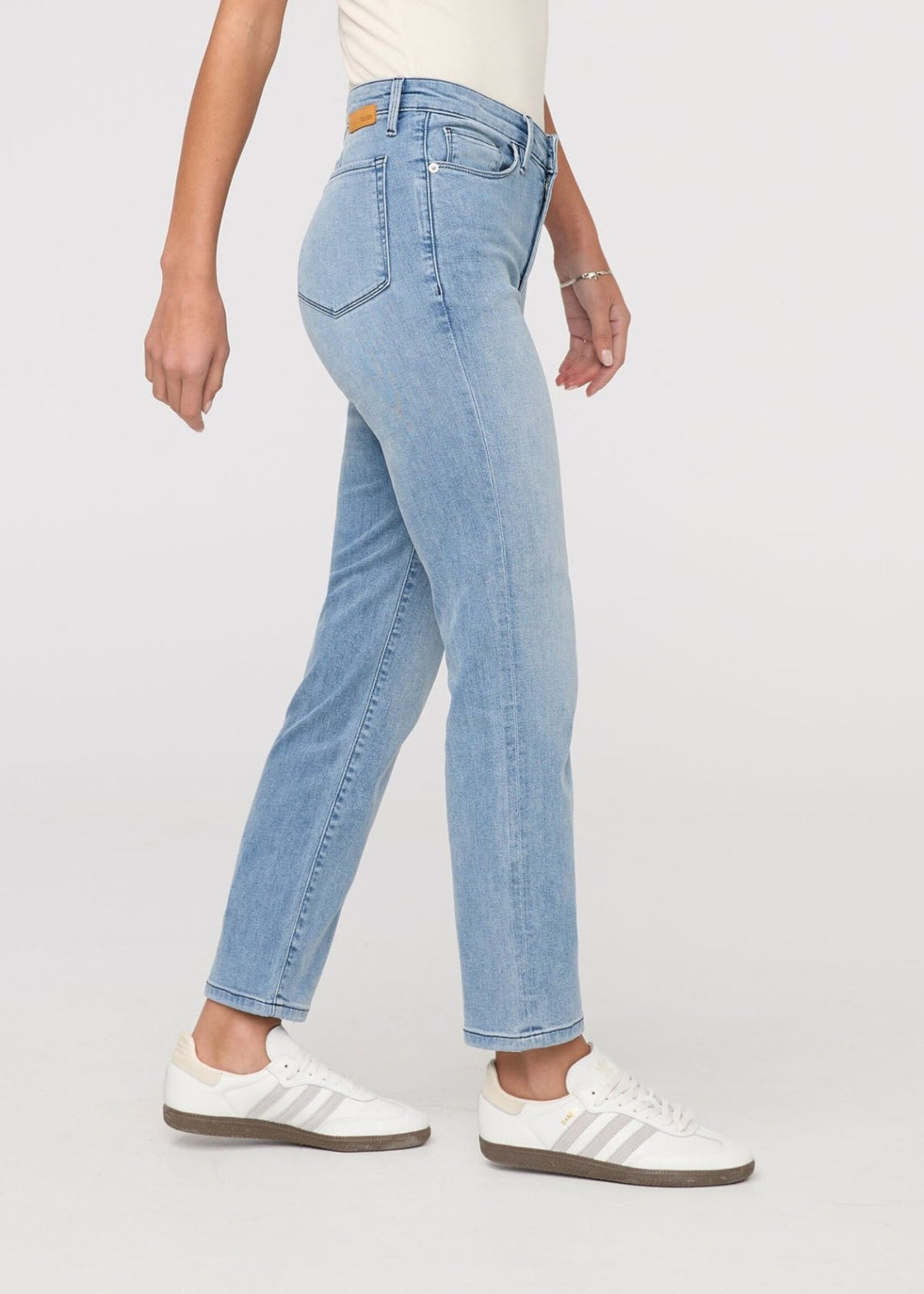 DUER Jeans No Sweat Denim taille haute pour femme - Mystic Blue
