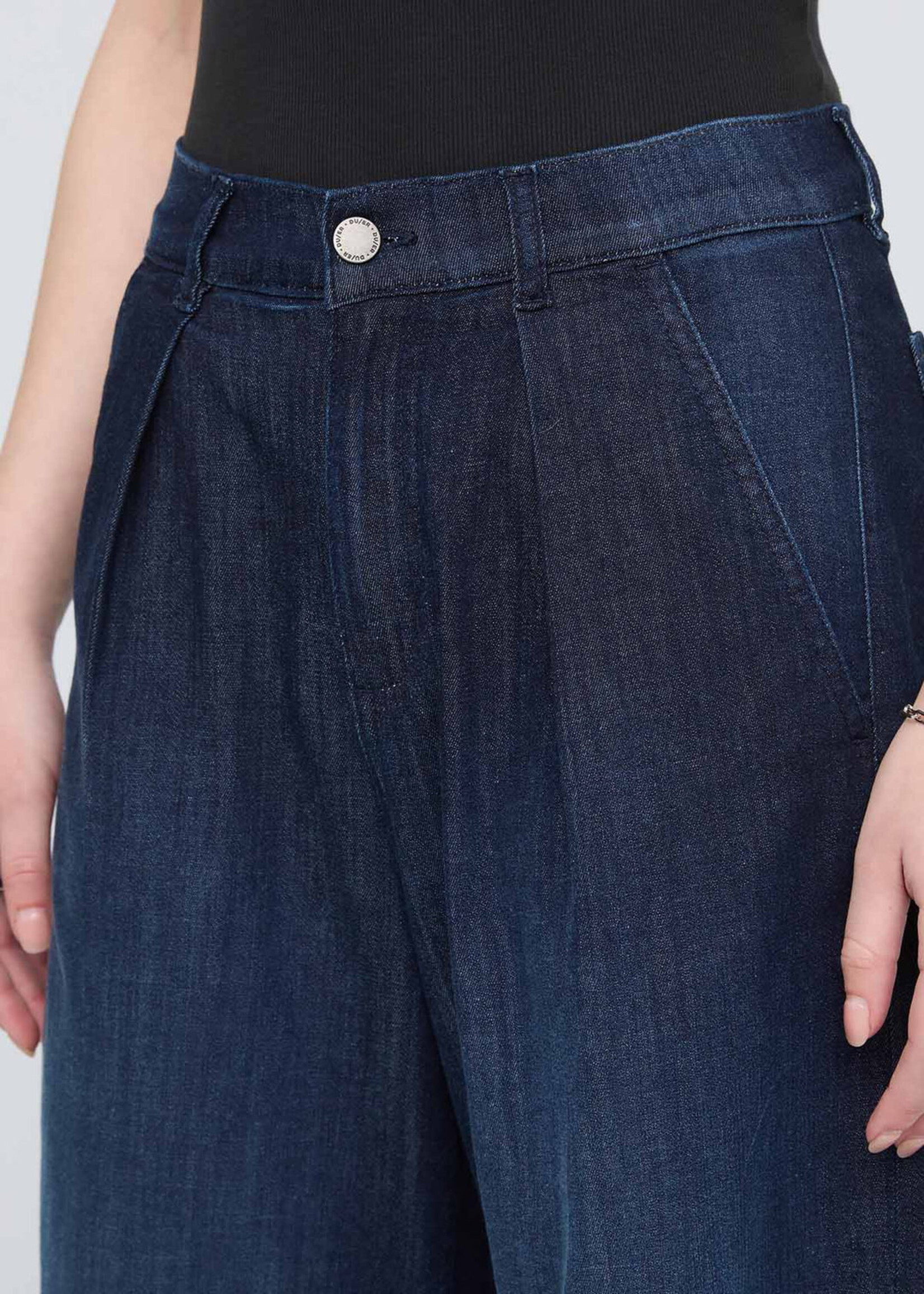 DUER Jeans Performance léger avec plis pour femme-Modern Rinse