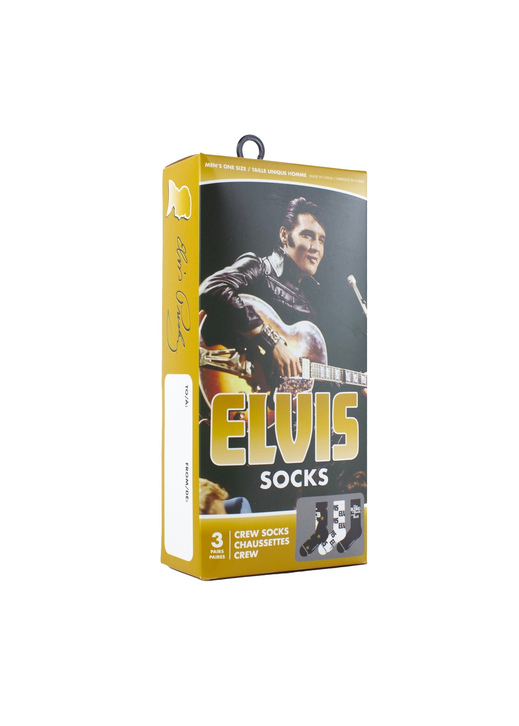 PERRI'S SOCKS Coffret de bas spécial édition Elvis Presley (3 paires)