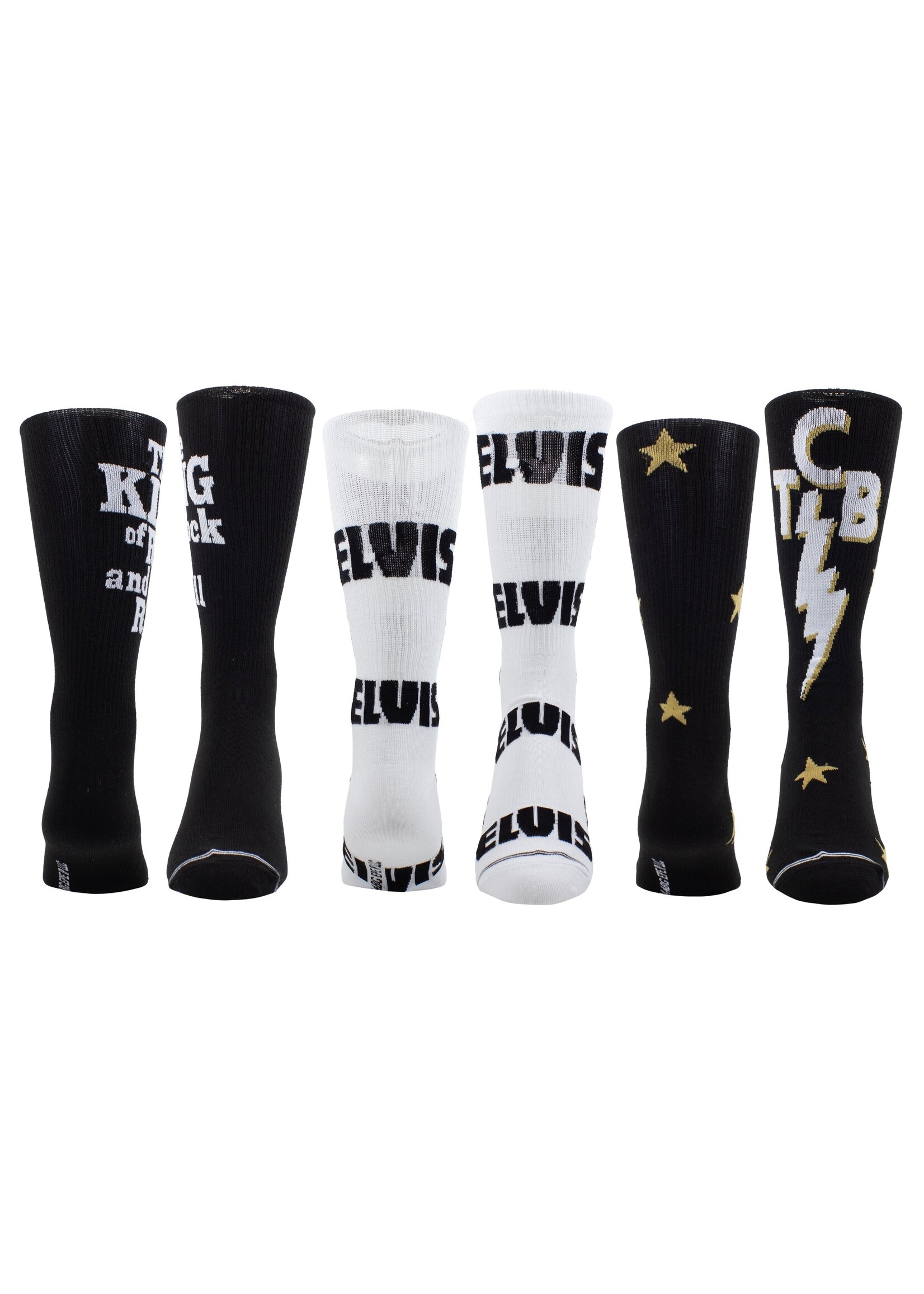 PERRI'S SOCKS Coffret de bas spécial édition Elvis Presley (3 paires)