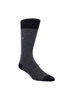 PERRI'S SOCKS Bas de tous les jours en coton texturé pour homme - 3 couleurs disponibles