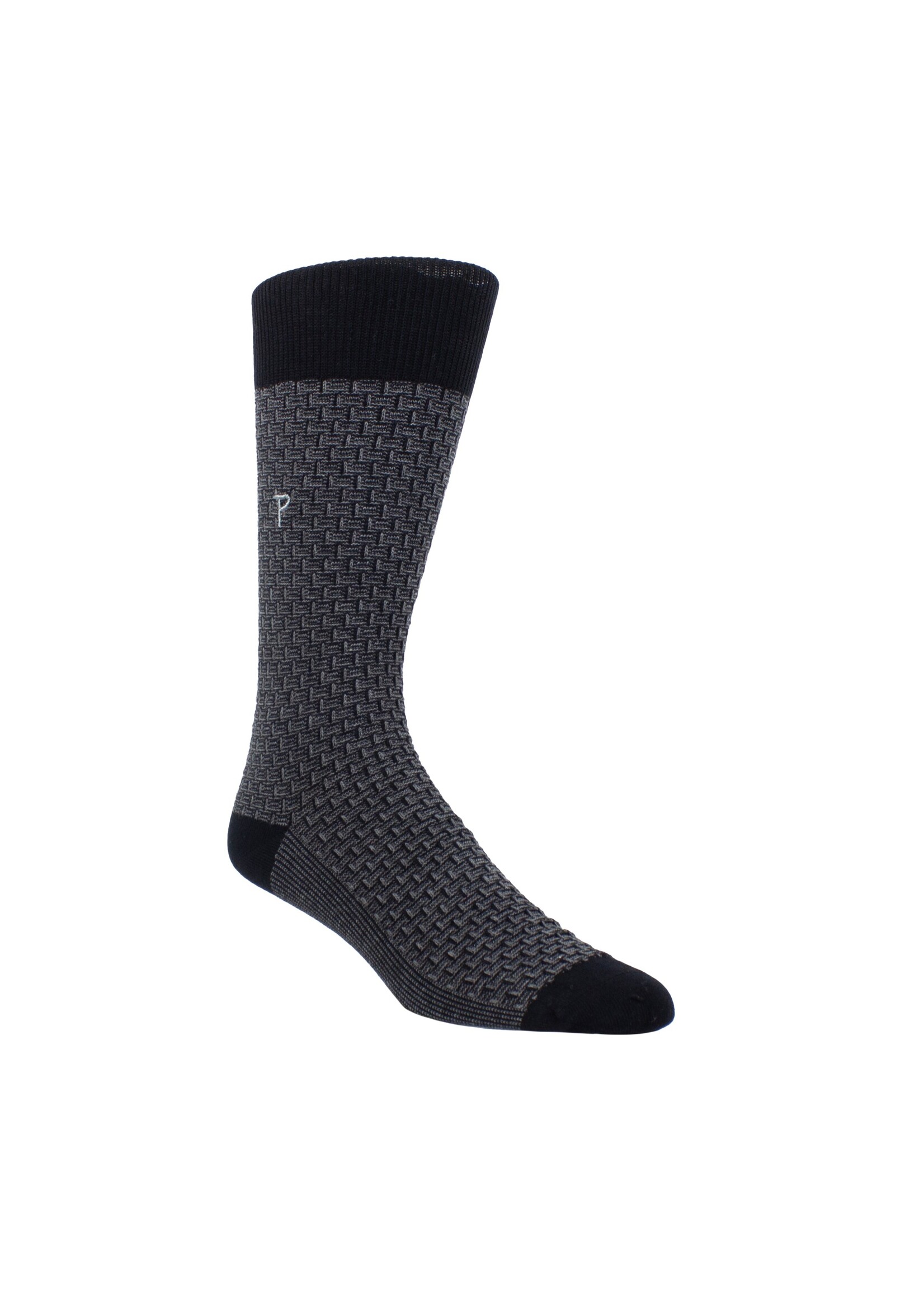 PERRI'S SOCKS Bas de tous les jours en coton texturé pour homme - 3 couleurs disponibles