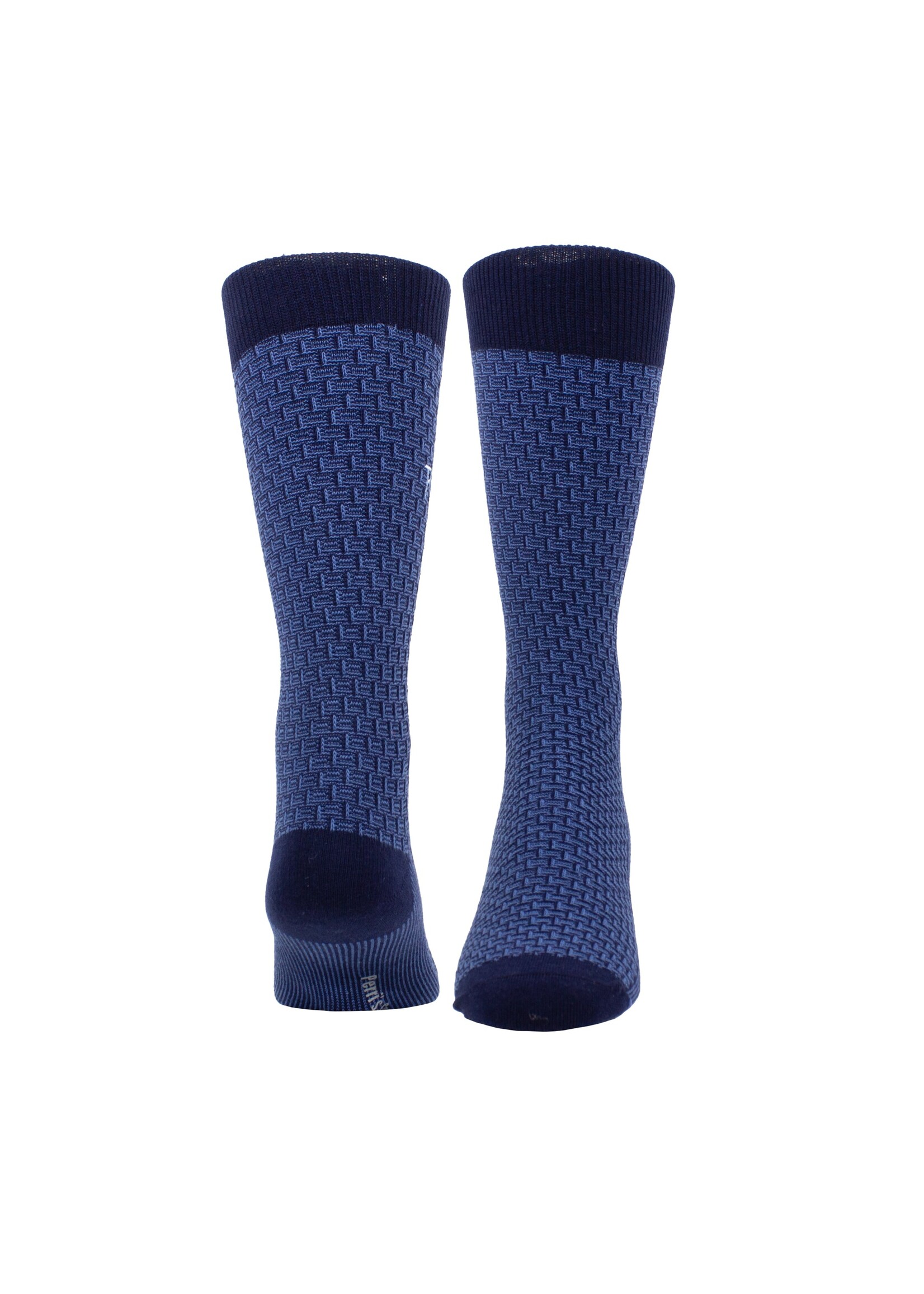PERRI'S SOCKS Bas de tous les jours en coton texturé pour homme - 3 couleurs disponibles