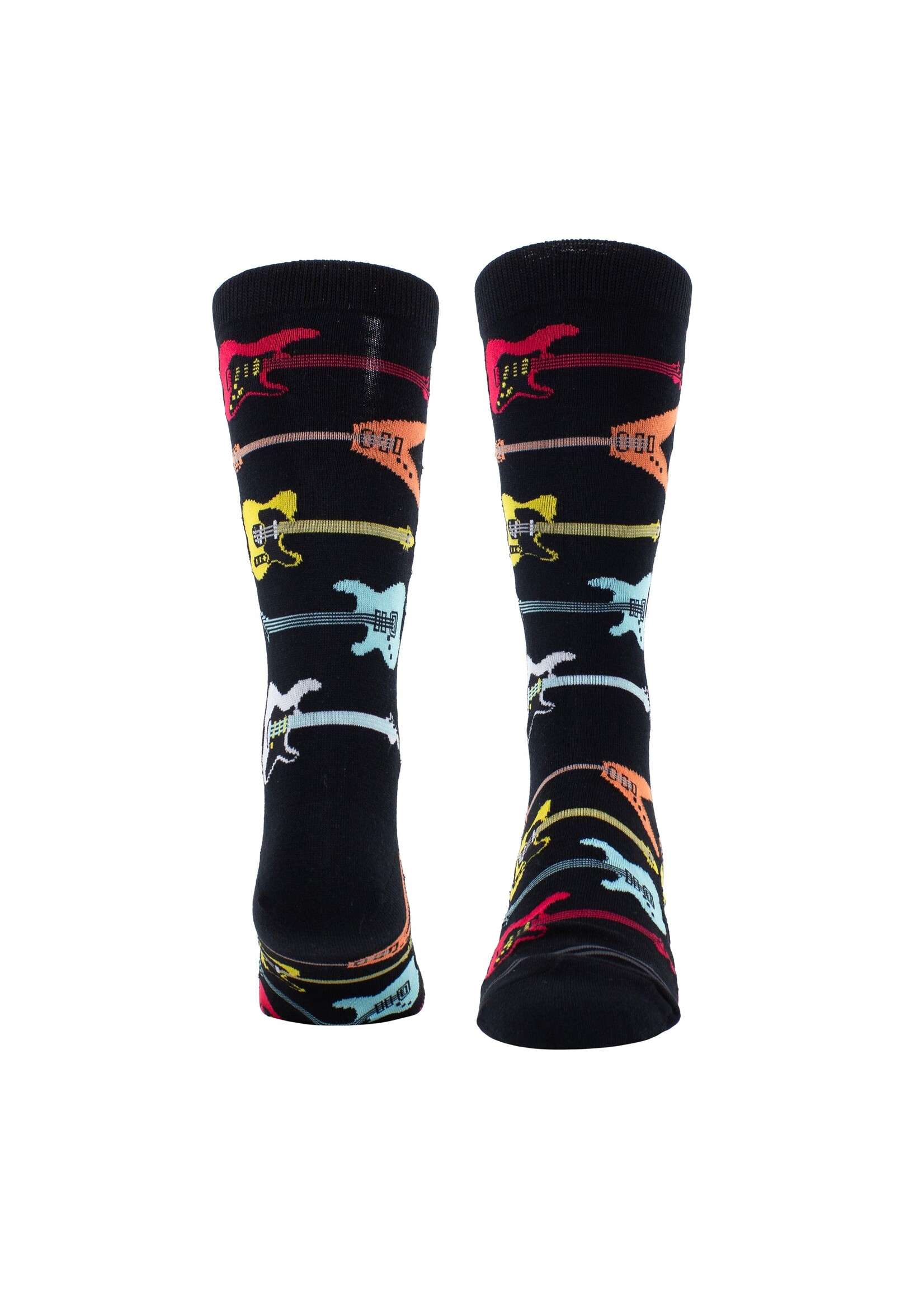 PERRI'S SOCKS Bas avec motif de guitares électriques colorées (1 paire)