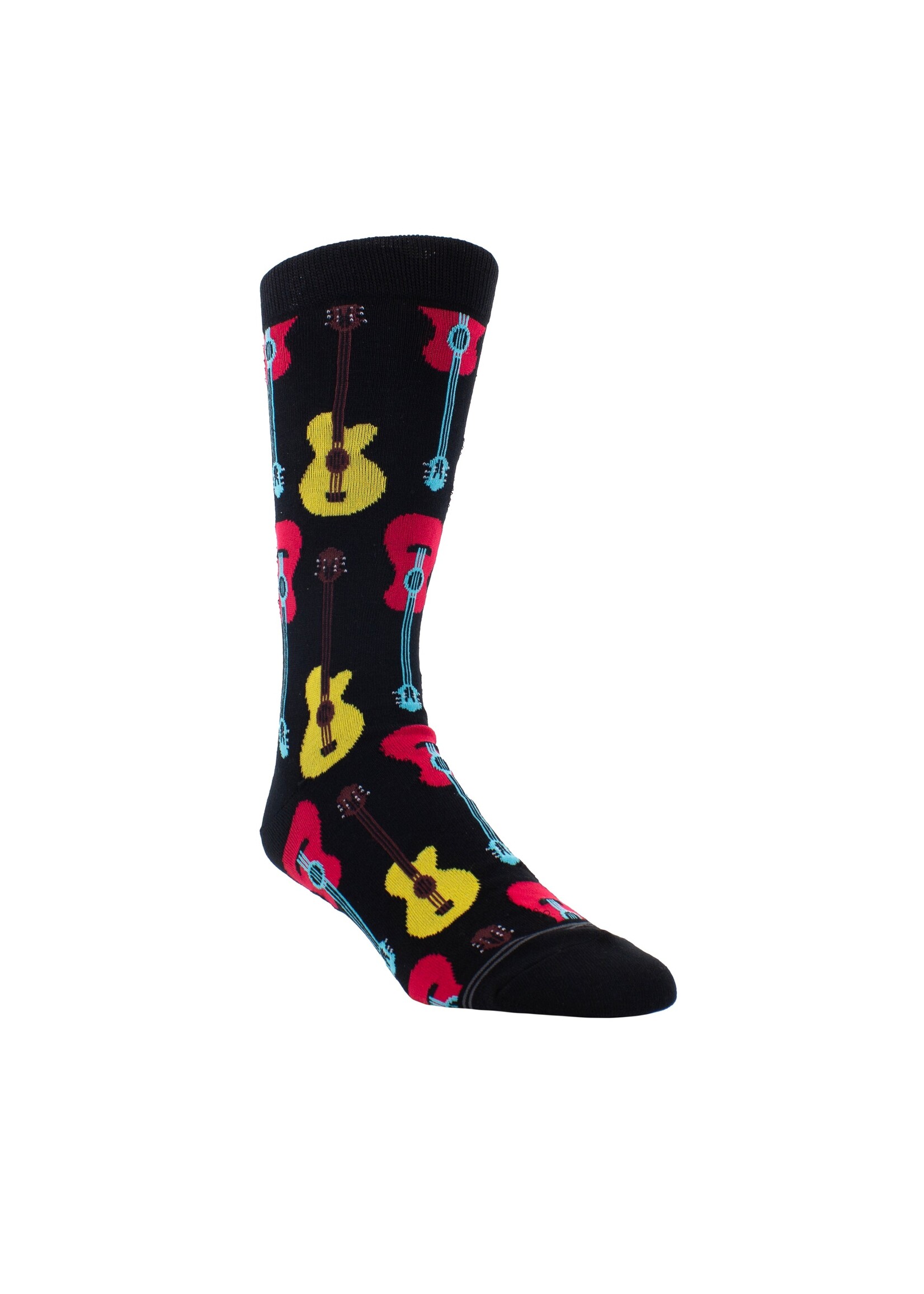 PERRI'S SOCKS Bas avec motif de guitares classiques colorées (1 paire)