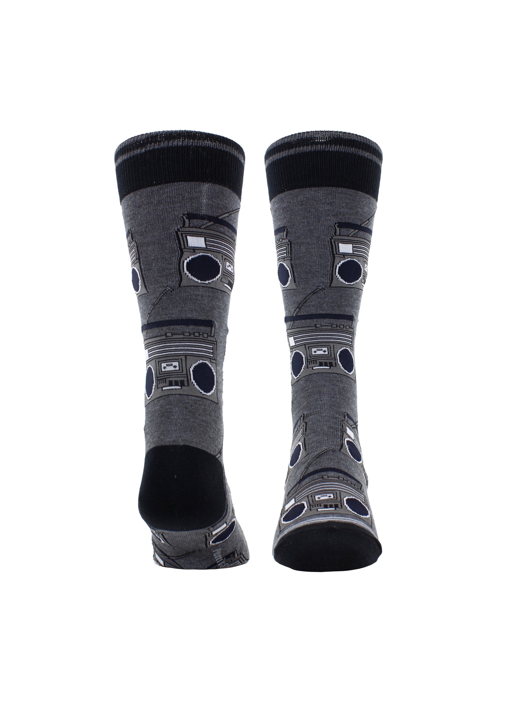 PERRI'S SOCKS Bas avec motif de chaîne stéréo rétro (1 paire)