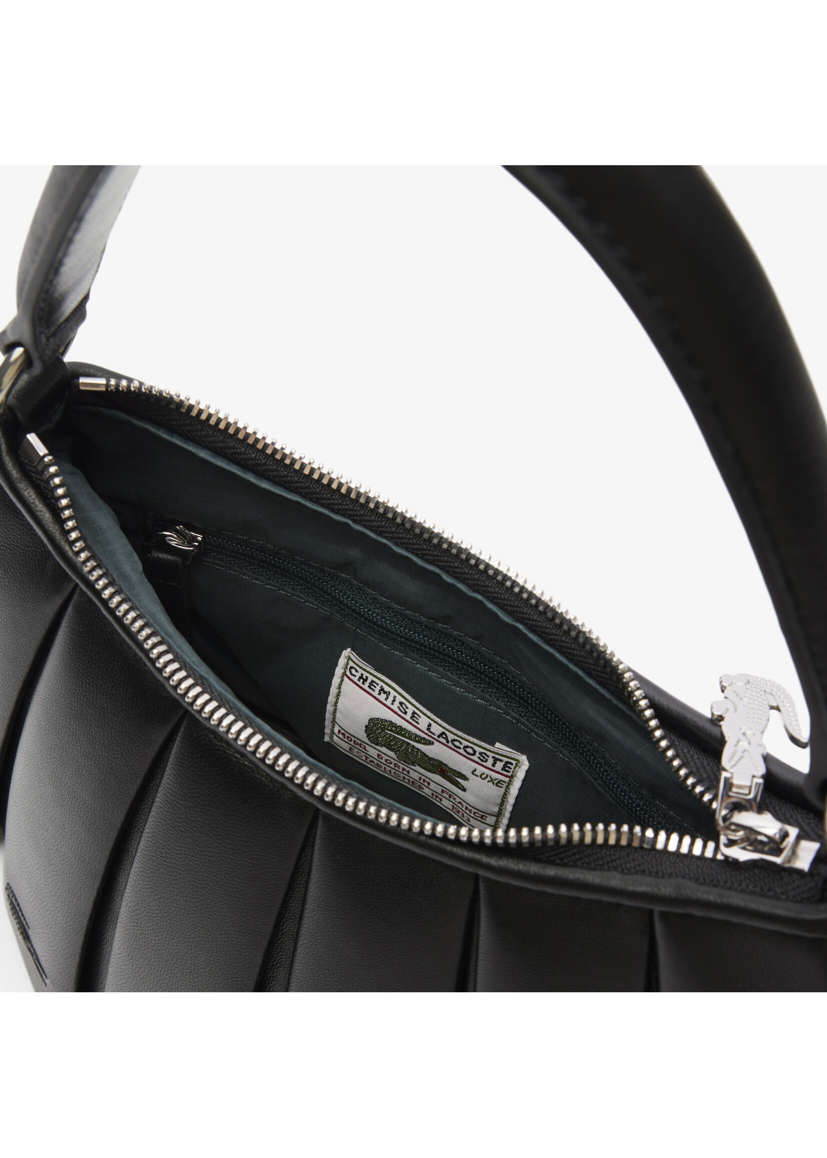 LACOSTE Petit sac en cuir Runway Lenglen - 2 couleurs disponibles