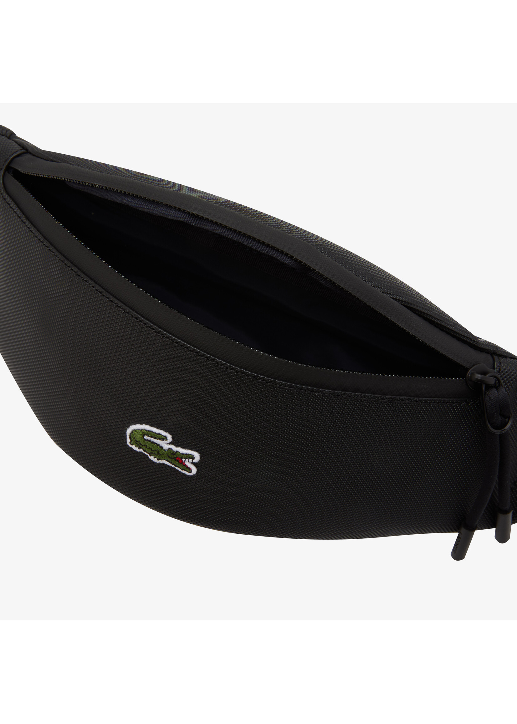LACOSTE Sac banane zippé LCST en toile enduite unie