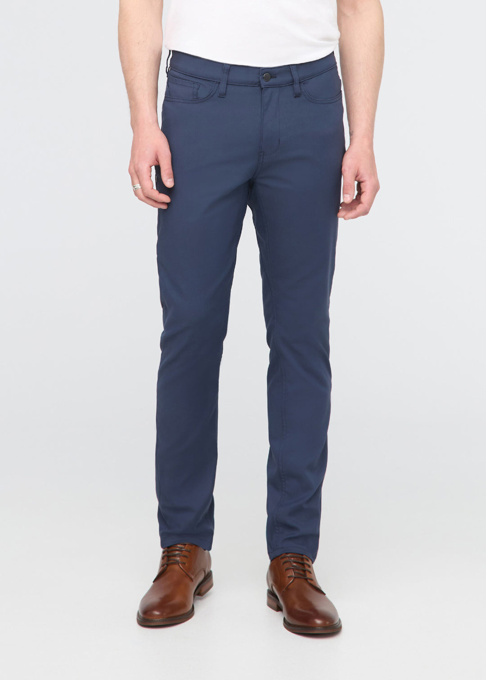 DUER Pantalon de ville extensible NuStretch coupe ajustée Marine-Homme