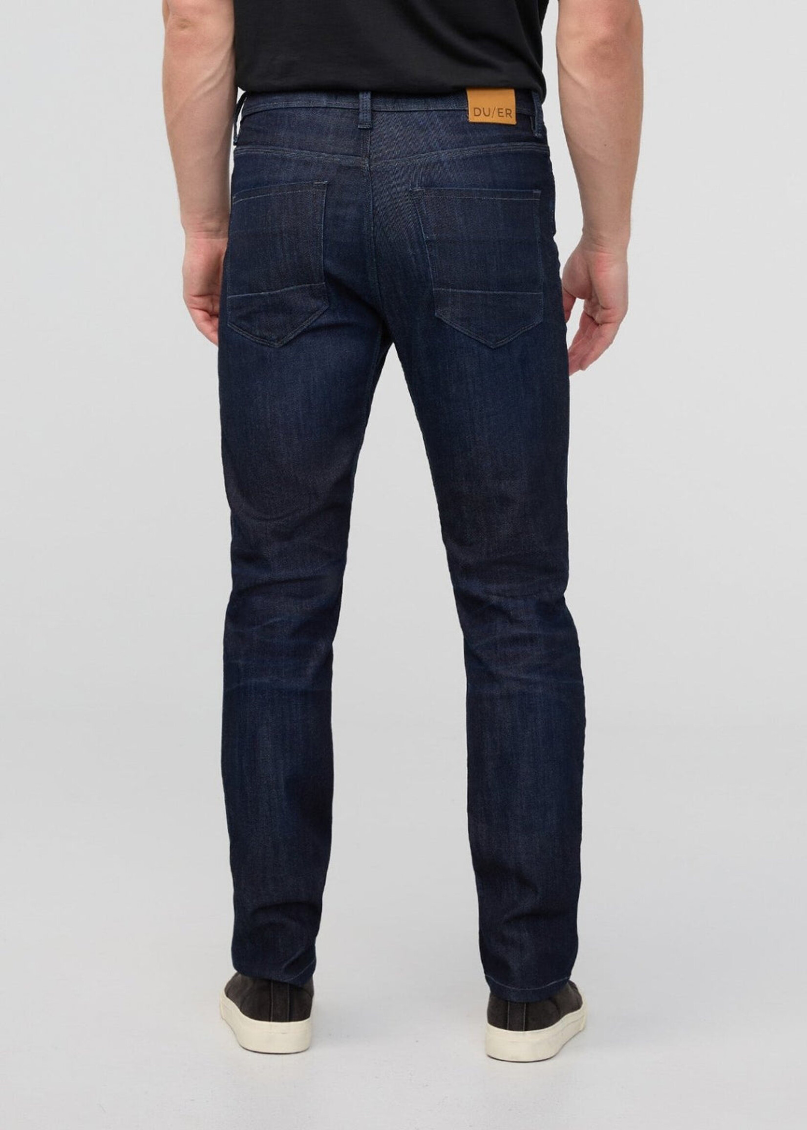 DUER Jeans droit ajusté Performance Denim pour homme - Nightshade Blue
