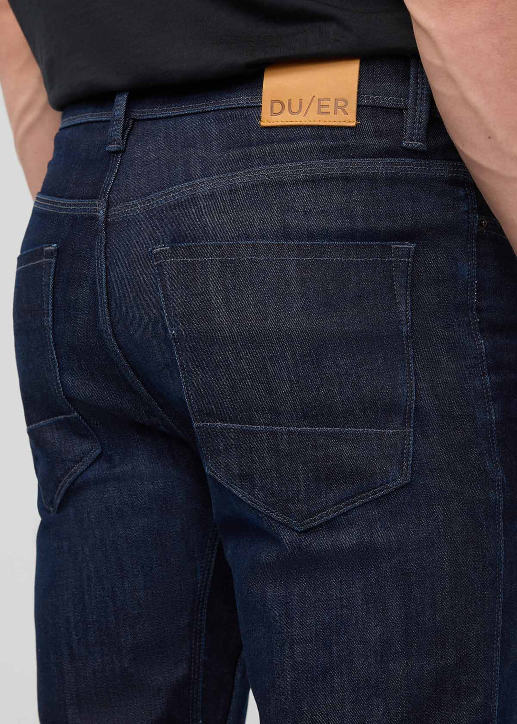 DUER Jeans droit ajusté Performance Denim pour homme - Nightshade Blue