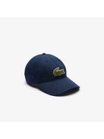 LACOSTE Unisex Crocodile Badge Cotton Twill Cap