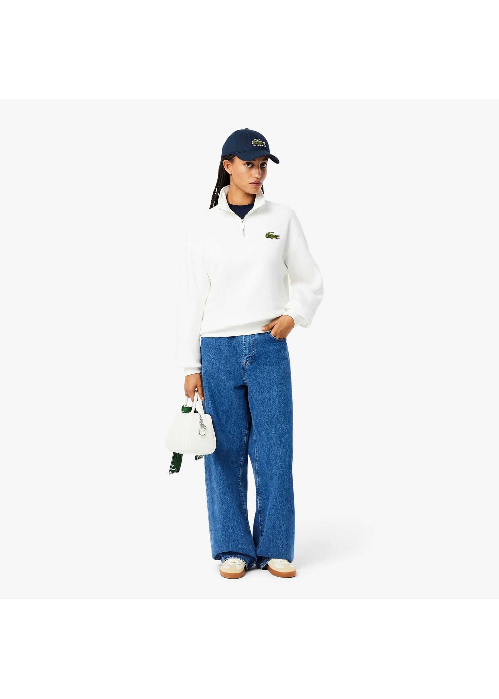 LACOSTE Unisex Crocodile Badge Cotton Twill Cap