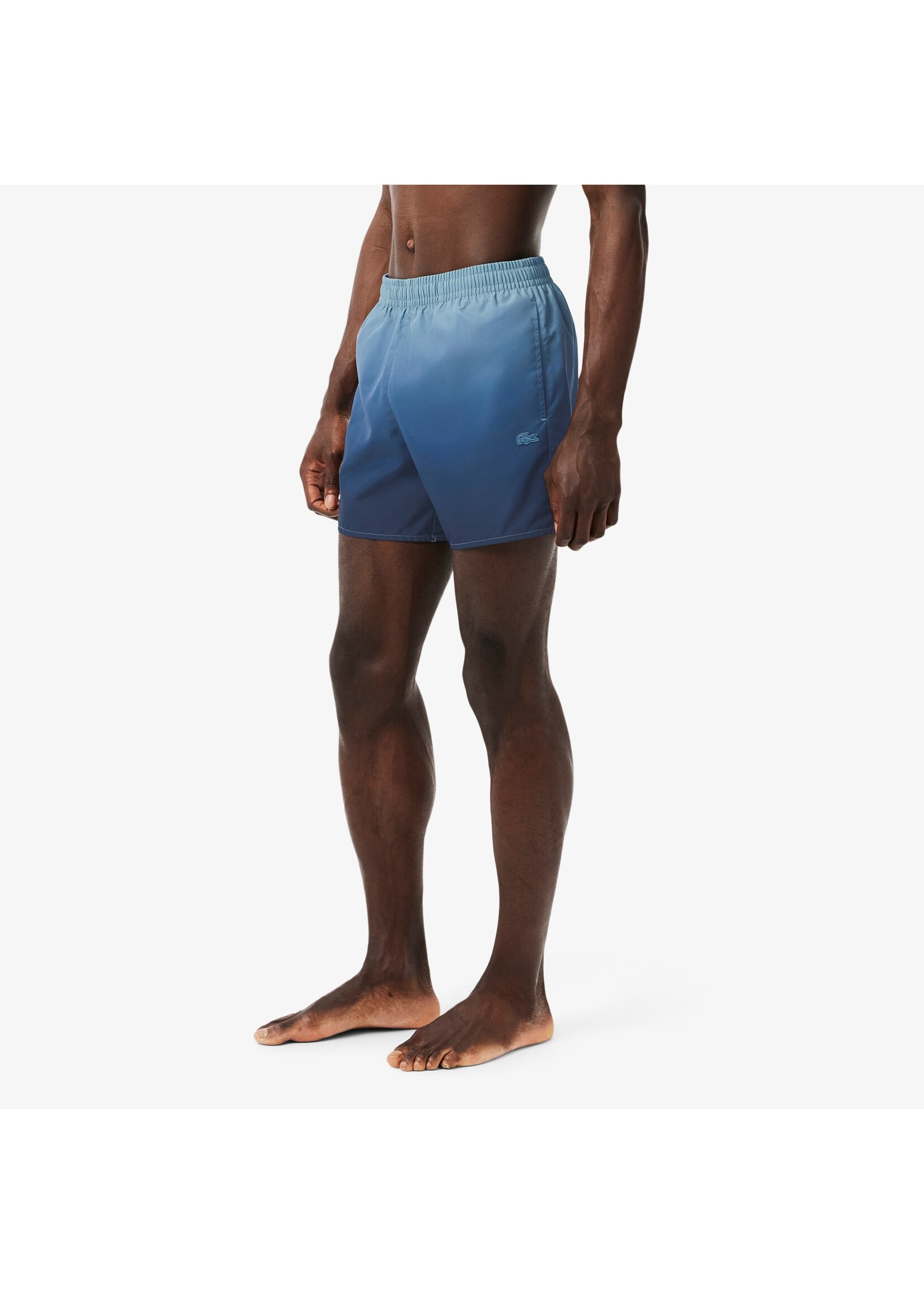 LACOSTE Maillot de bain à imprimé ombré pour homme-Bleu foncé