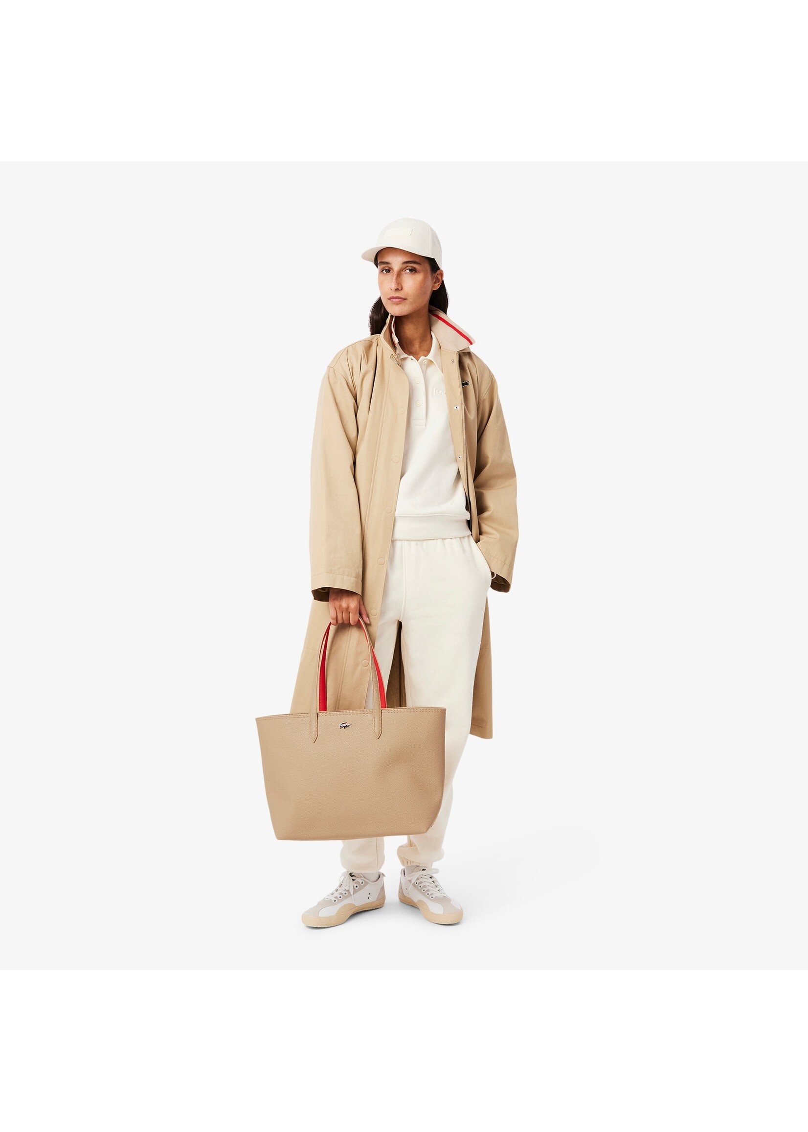 LACOSTE Sac fourre-tout zippé Anna - 3 couleurs disponibles