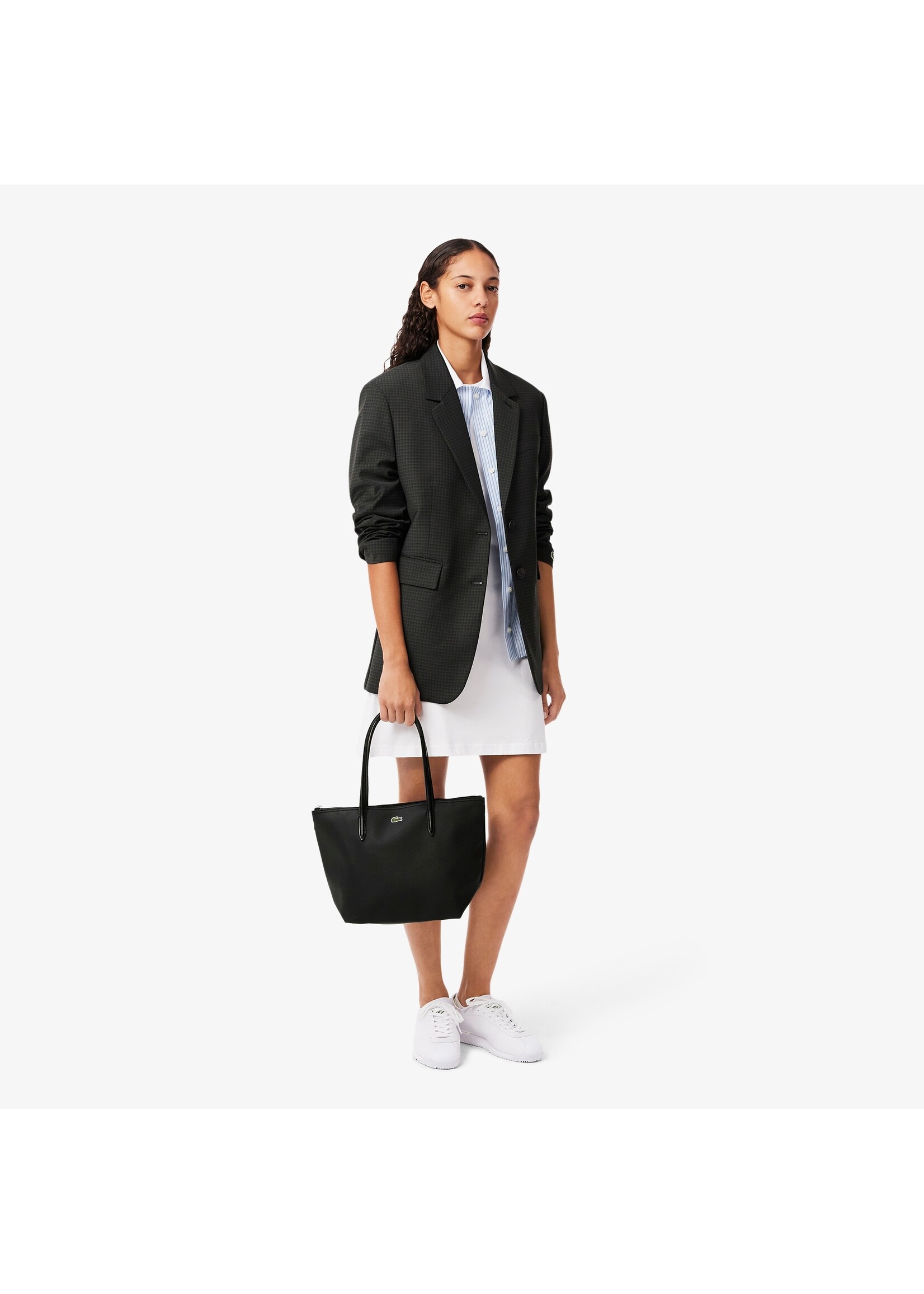 LACOSTE Petit sac cabas L.12.12 Concept uni - 4 couleurs disponibles