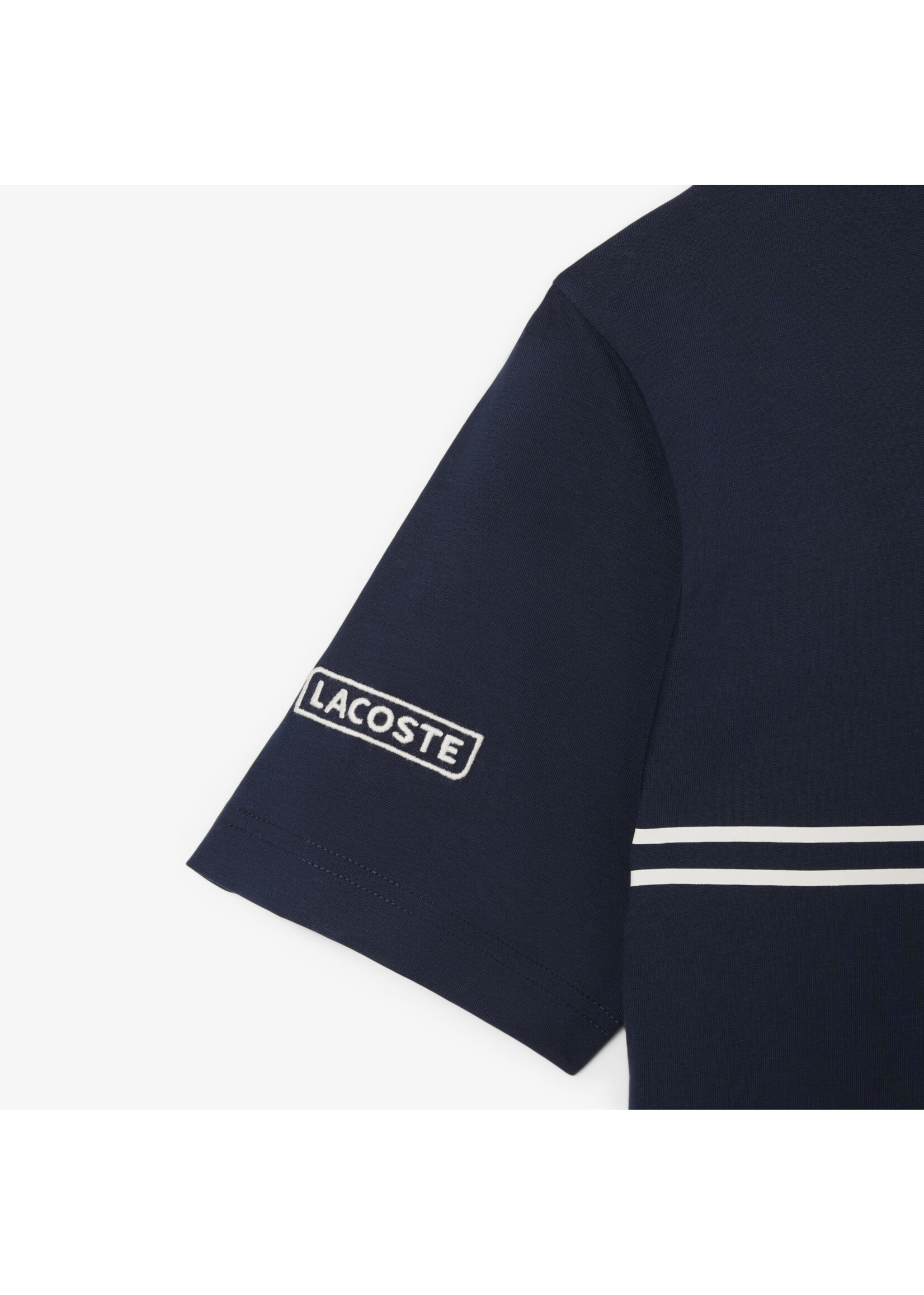 LACOSTE Men's Printed Embroidered Cotton Jersey T-Shirt