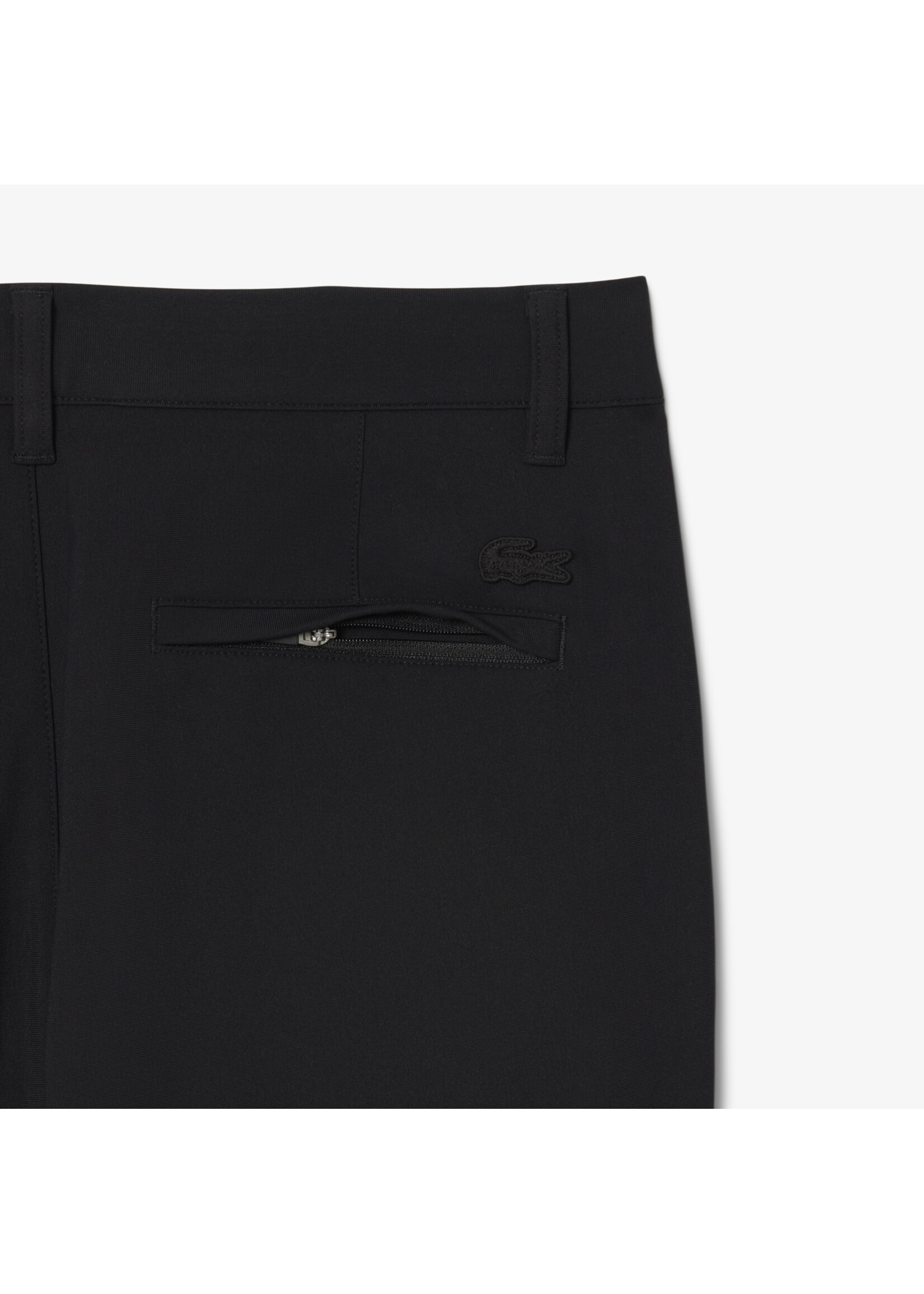 LACOSTE Pantalon en coton stretch coupe slim pour homme-Noir