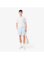 LACOSTE Short de bain mi-long rayé texturé pour homme - 2 couleurs disponibles