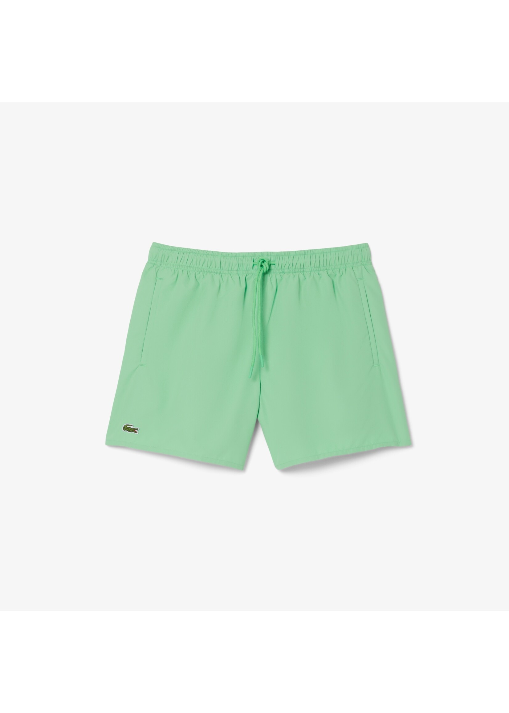 LACOSTE Short de bain mi-long uni pour homme - 4 couleurs disponibles