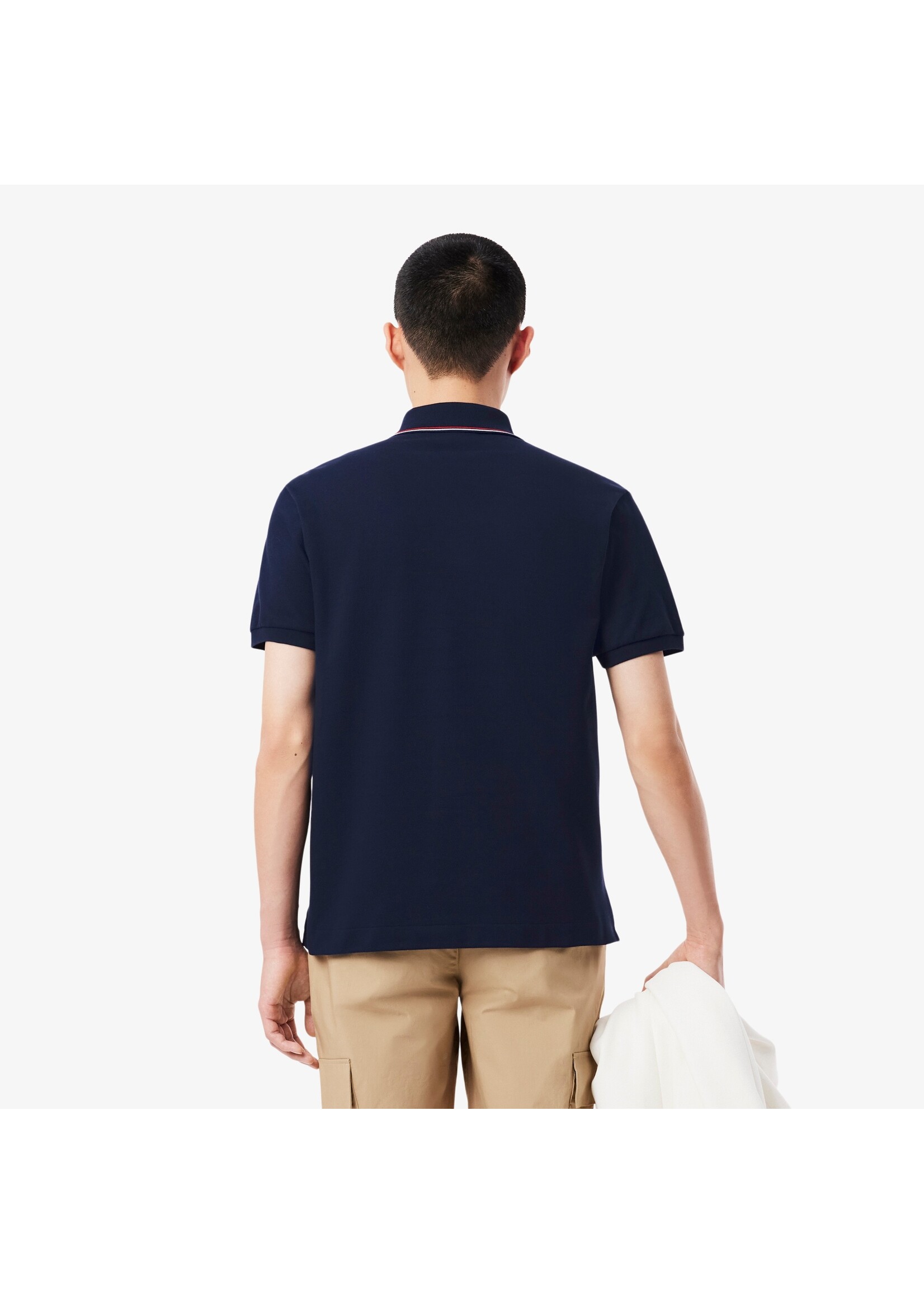 LACOSTE Men's Classic Fit L.12.12 Embroidered Shield Polo