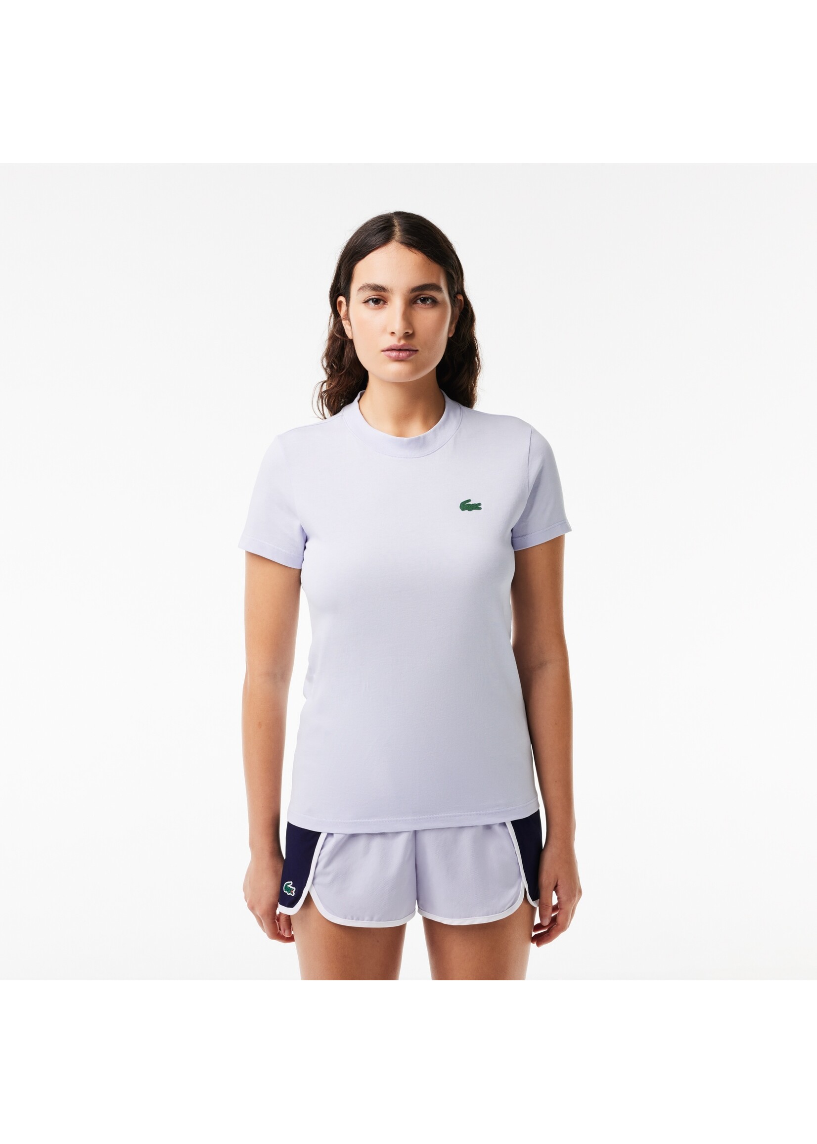 LACOSTE T-shirt Sport coton technique Ultra Dry pour femme-Blanc