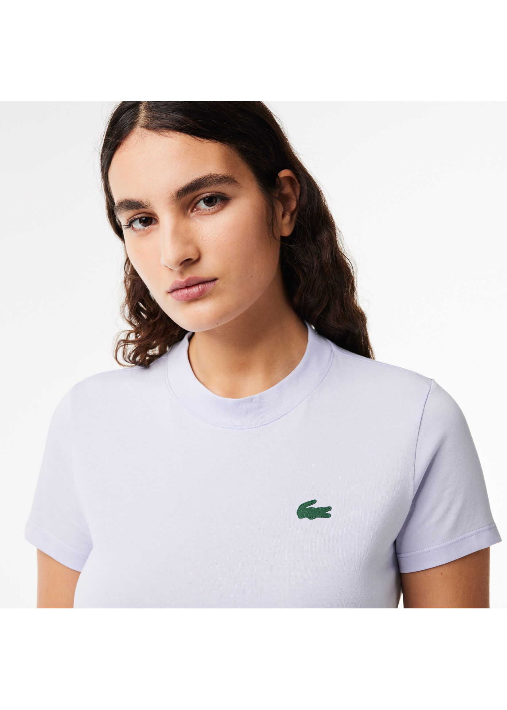 LACOSTE T-shirt Sport coton technique Ultra Dry pour femme-Blanc