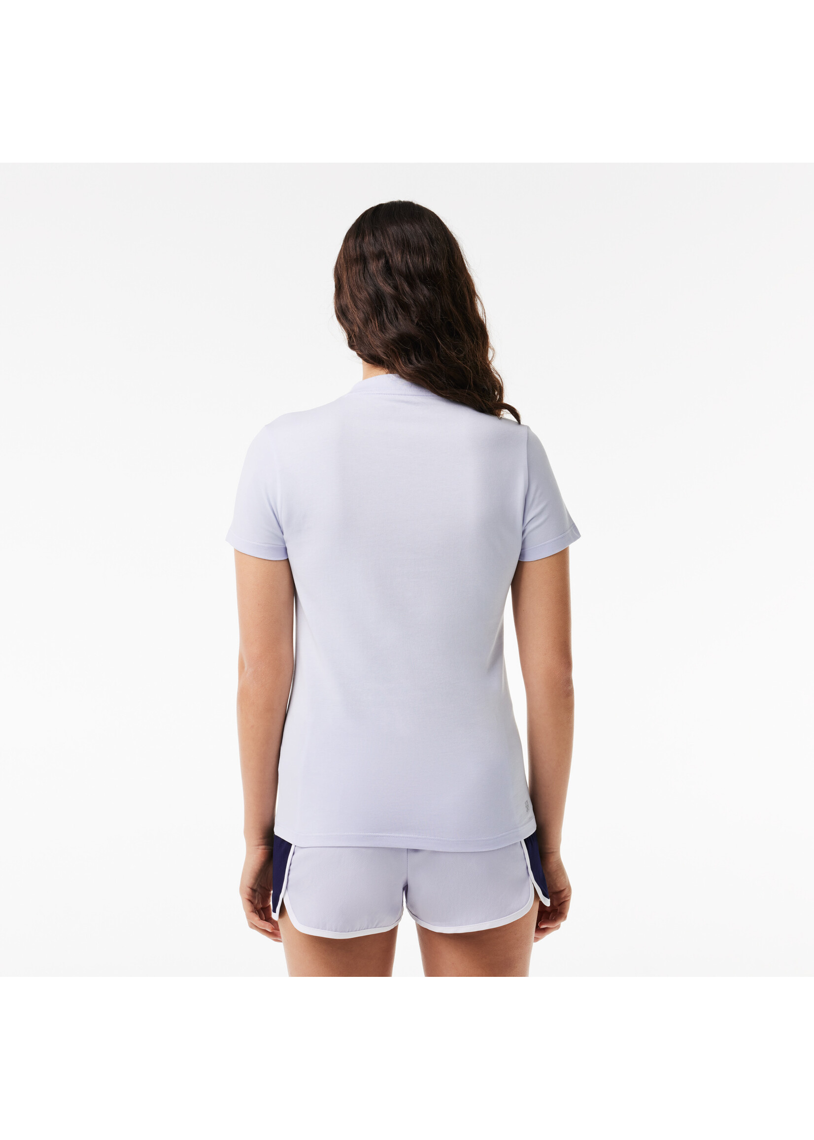 LACOSTE T-shirt Sport coton technique Ultra Dry pour femme-Blanc
