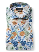 BRUUN & STENGADE Chemise MC Bruun & Stengade WALTON en mélange lin/cotton