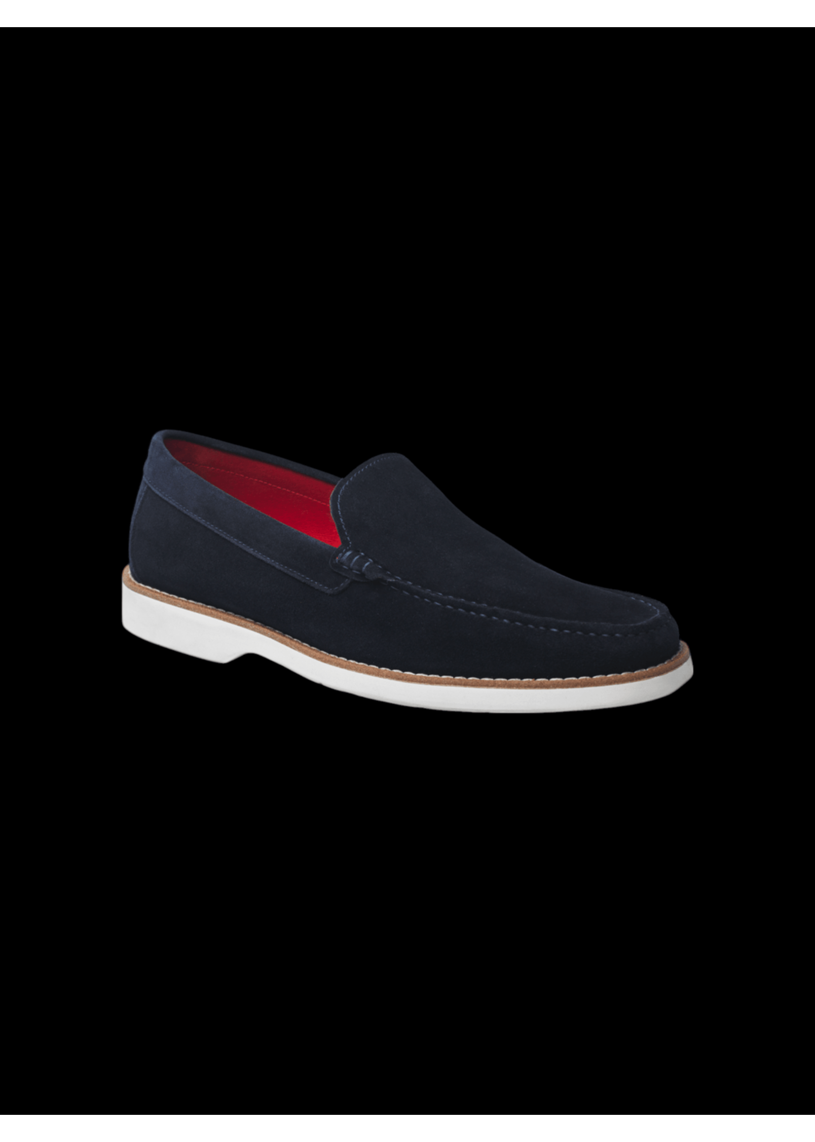 AU NOIR SUEDE LOAFER SHOES | DANDRIDGE, Navy