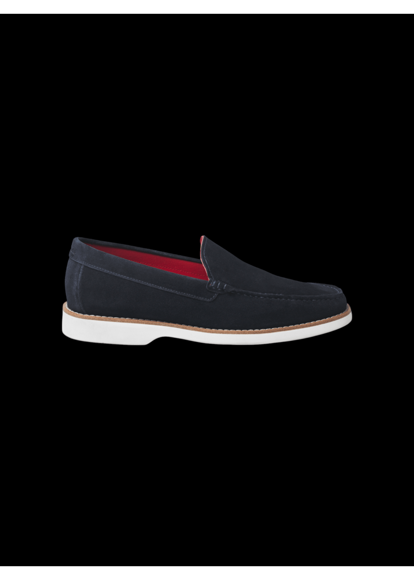 AU NOIR SUEDE LOAFER SHOES | DANDRIDGE, Navy