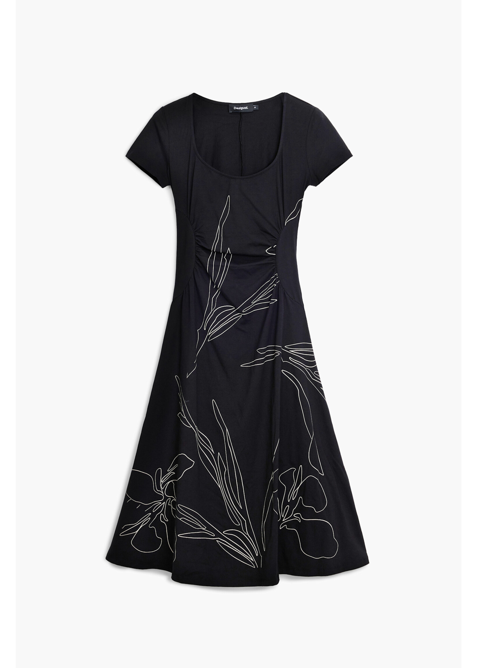 DESIGUAL Robe midi à encolure carrée Desigual - VEST_BUCAREST