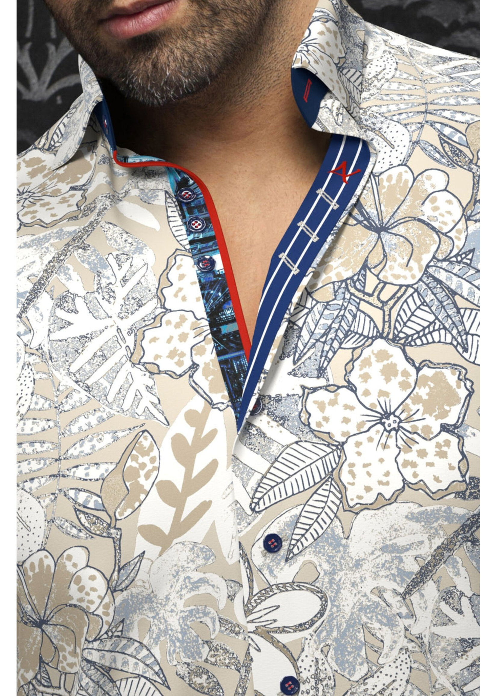 AU NOIR Shirt | ALVARADO, Stone