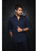 AU NOIR CHEMISE | DUNN - WHITE/BLACK/NAVY
