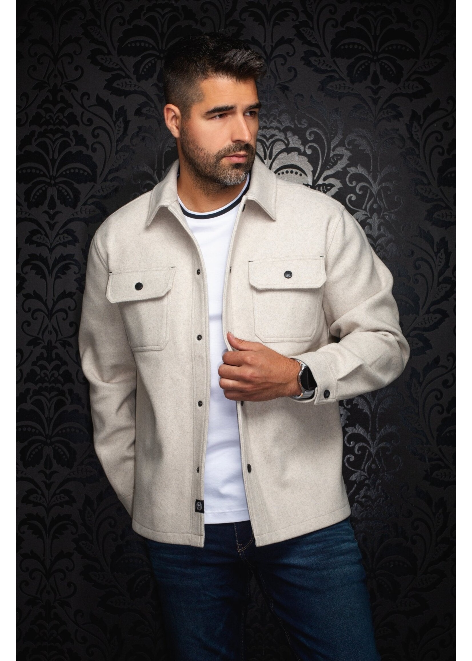 AU NOIR Surchemise extensible  DANALI - 3 couleurs disponibles