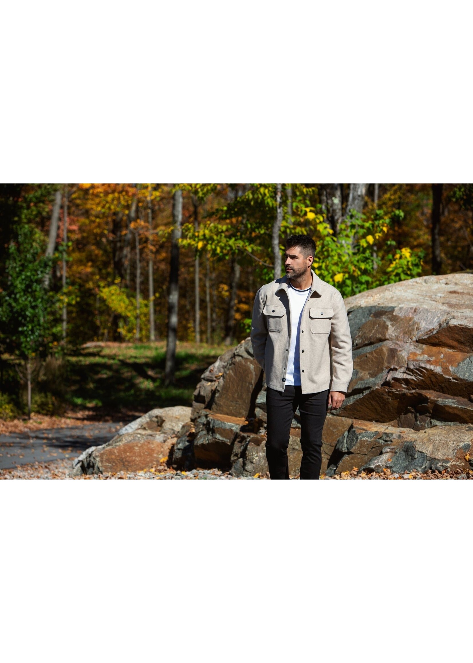 AU NOIR Surchemise extensible  DANALI - 3 couleurs disponibles