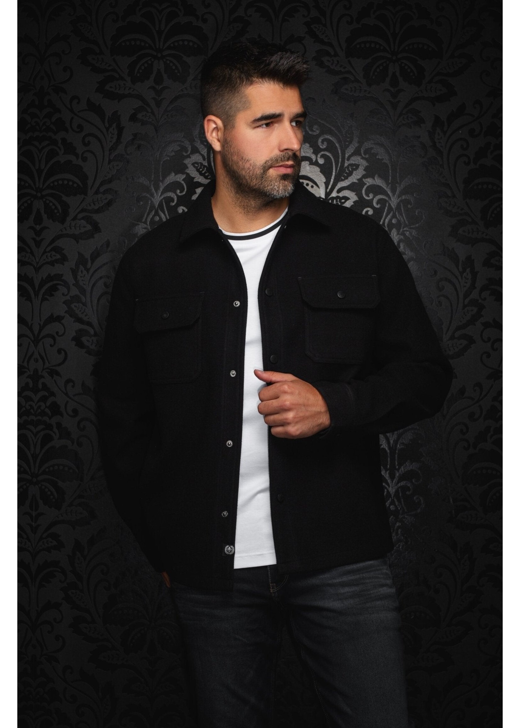 AU NOIR Surchemise extensible  DANALI - 3 couleurs disponibles