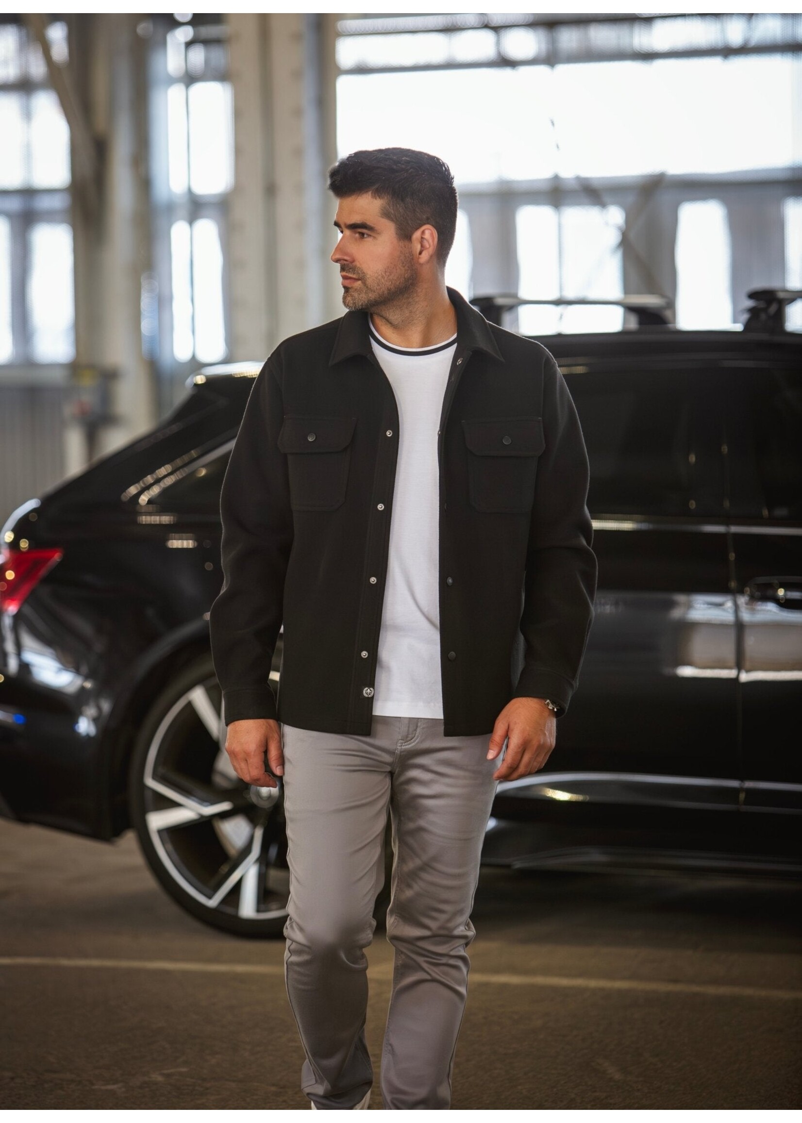 AU NOIR Surchemise extensible  DANALI - 3 couleurs disponibles