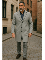 AU NOIR Manteau mélange de laine KLAMATH - 3 couleurs disponibles