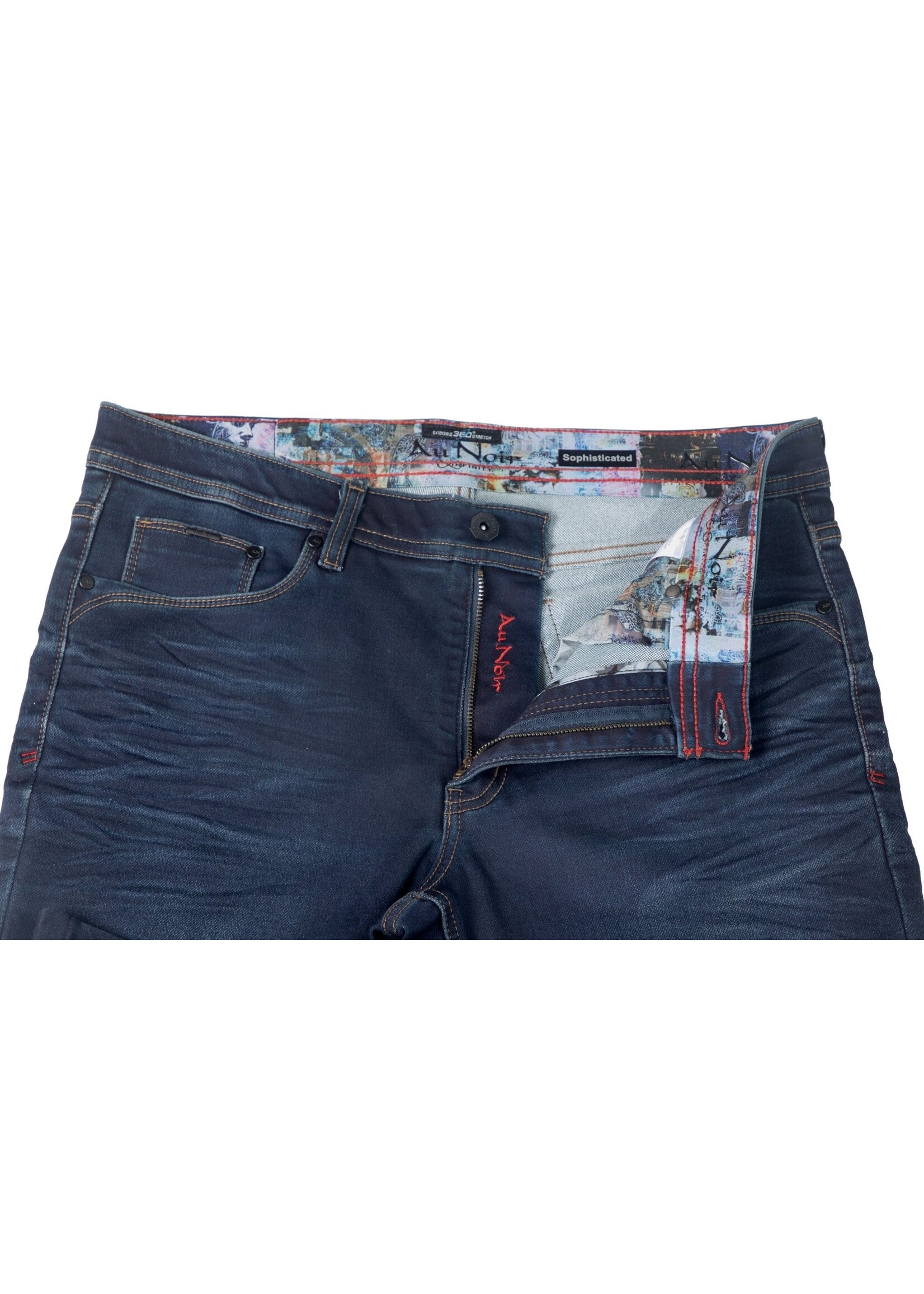 AU NOIR Jeans extensible coupe étroite JOHNNY-SKD - 3 couleurs disponibles